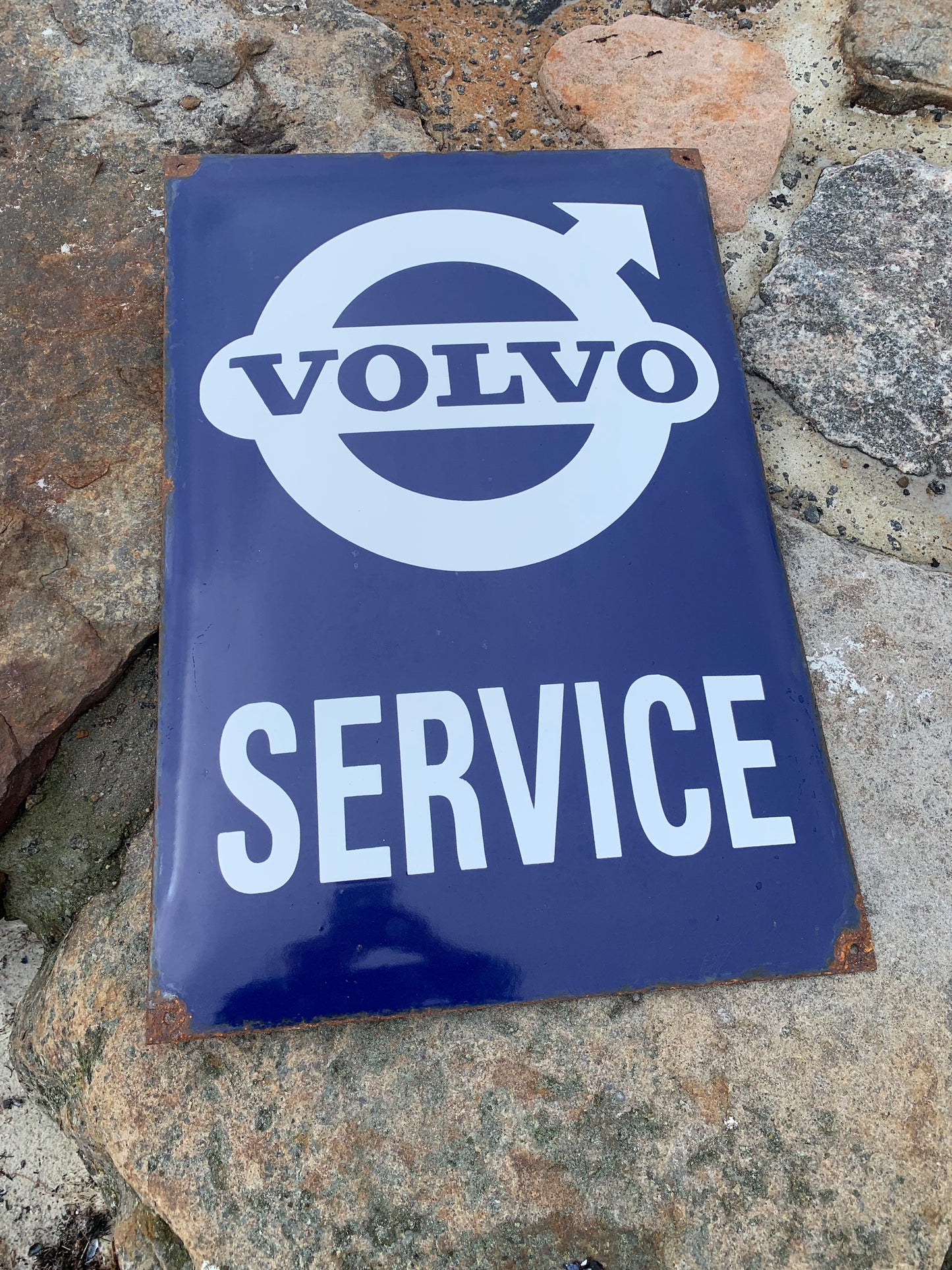 Volvo Emailleschild (gewölbt)
