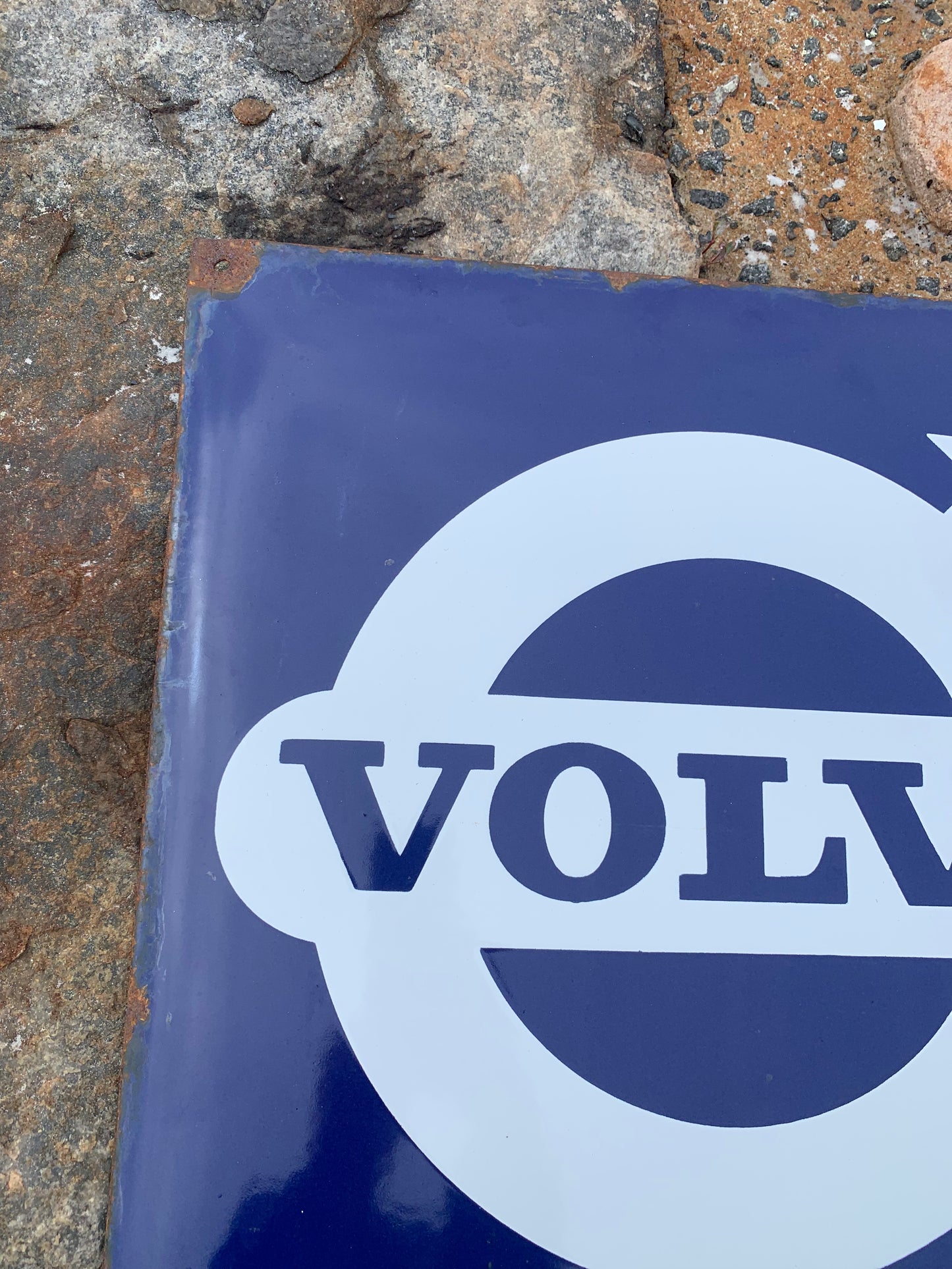 Volvo Emailleschild (gewölbt)