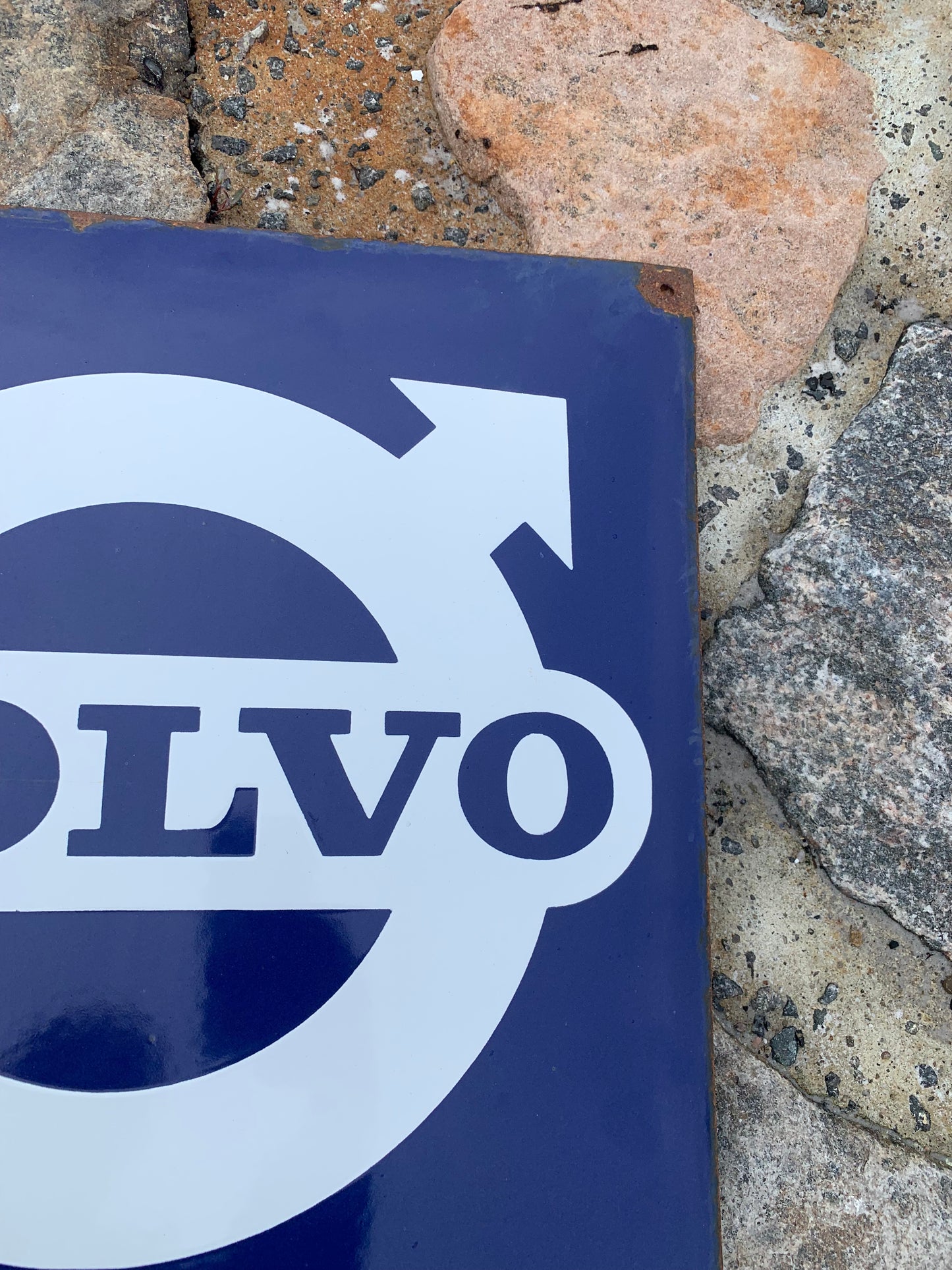 Volvo Emailleschild (gewölbt)