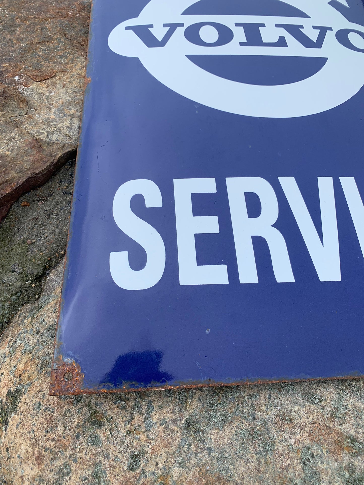 Volvo Emailleschild (gewölbt)