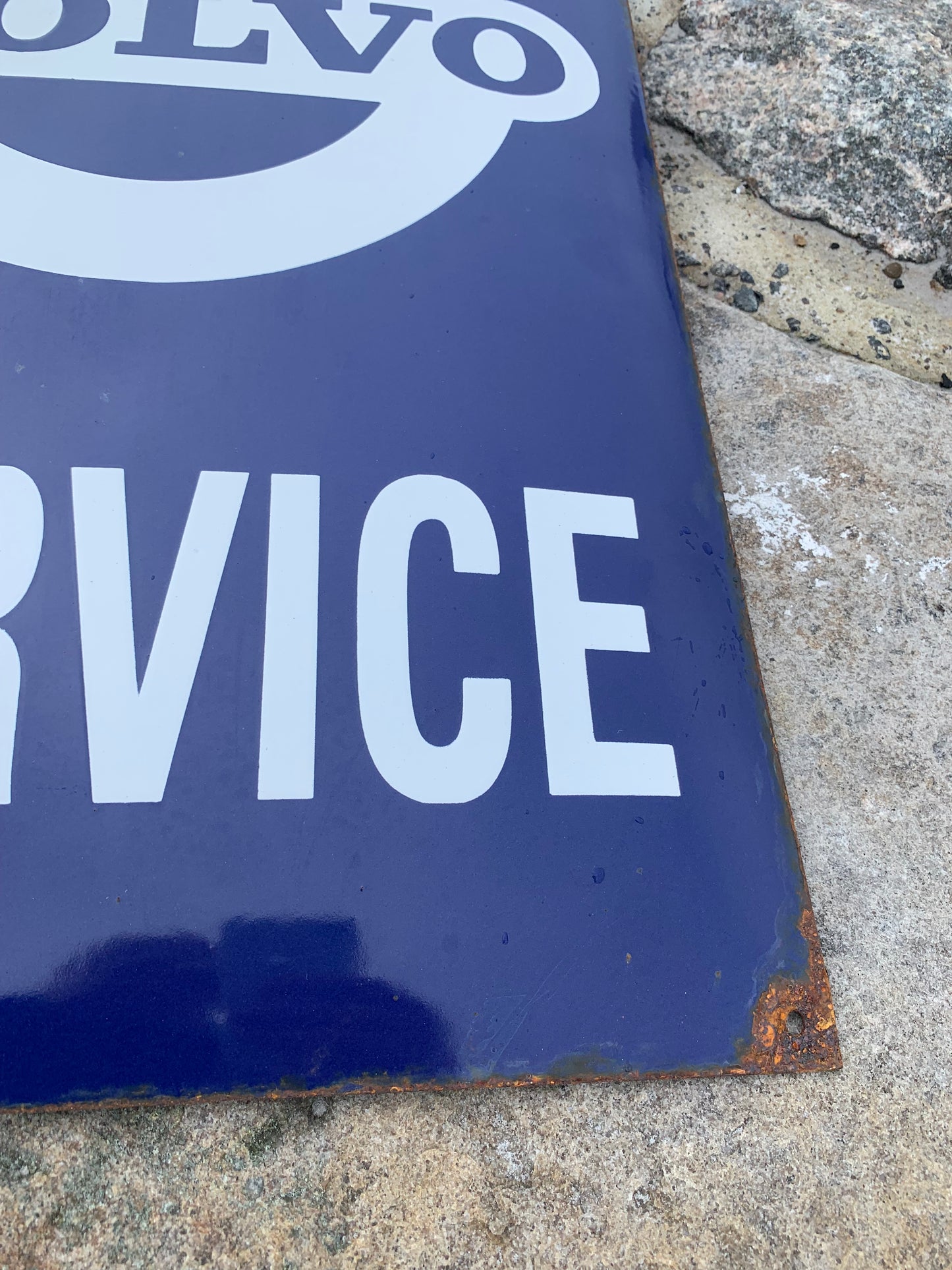 Volvo Emailleschild (gewölbt)