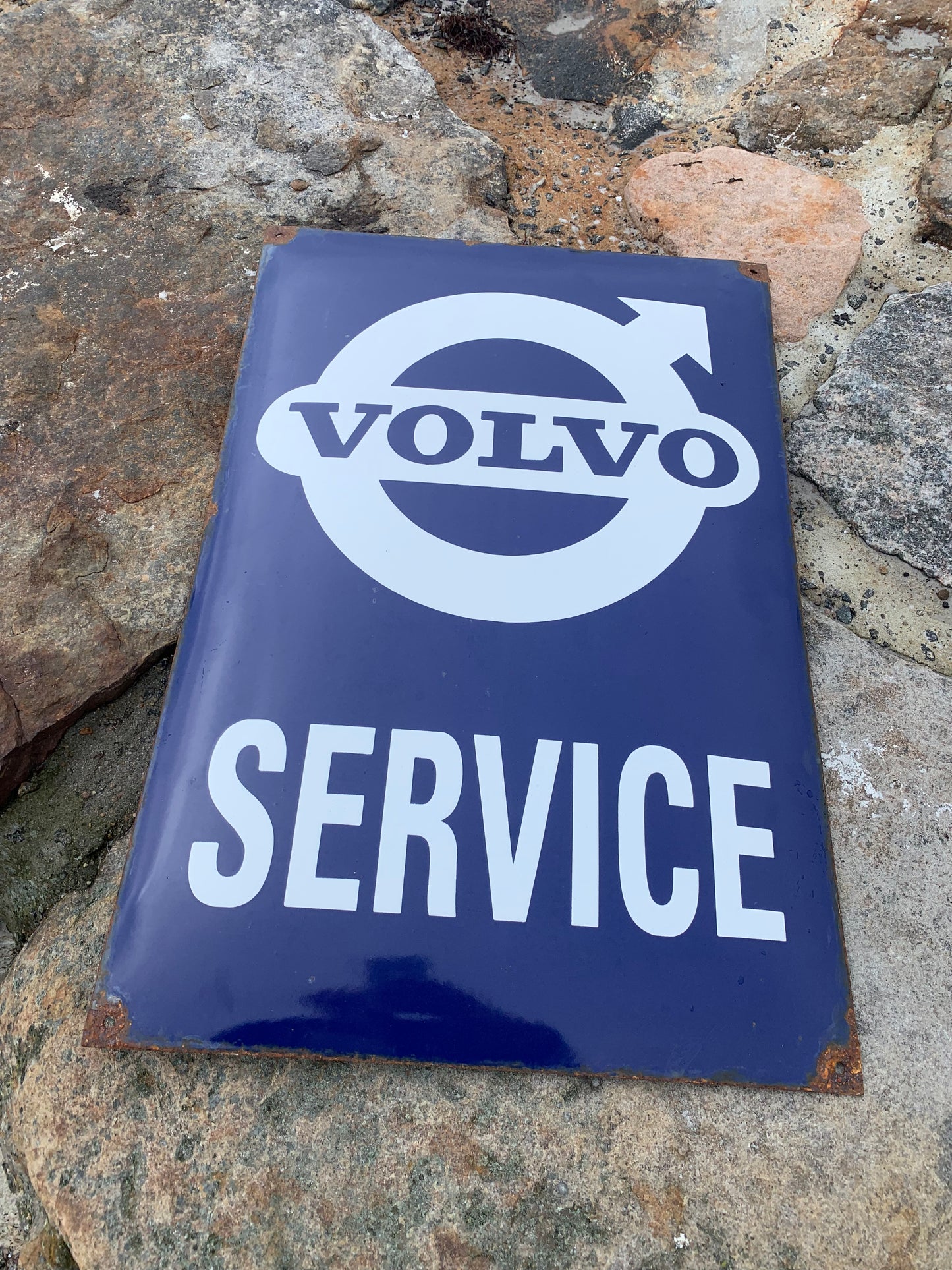 Volvo Emailleschild (gewölbt)