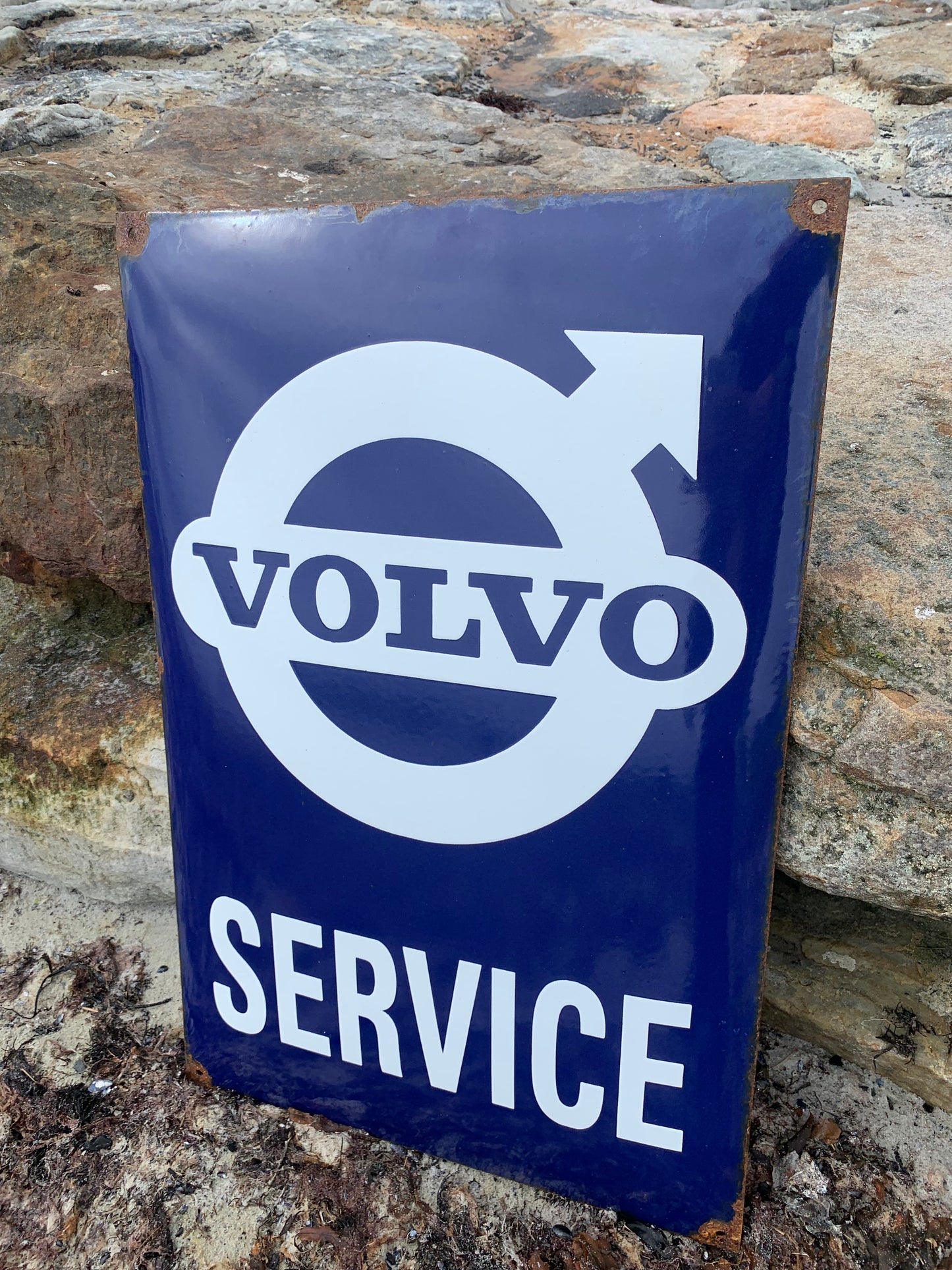 Volvo Emailleschild (gewölbt)