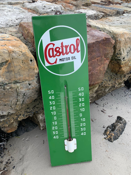 Emaille-Werbeschild für Castrol