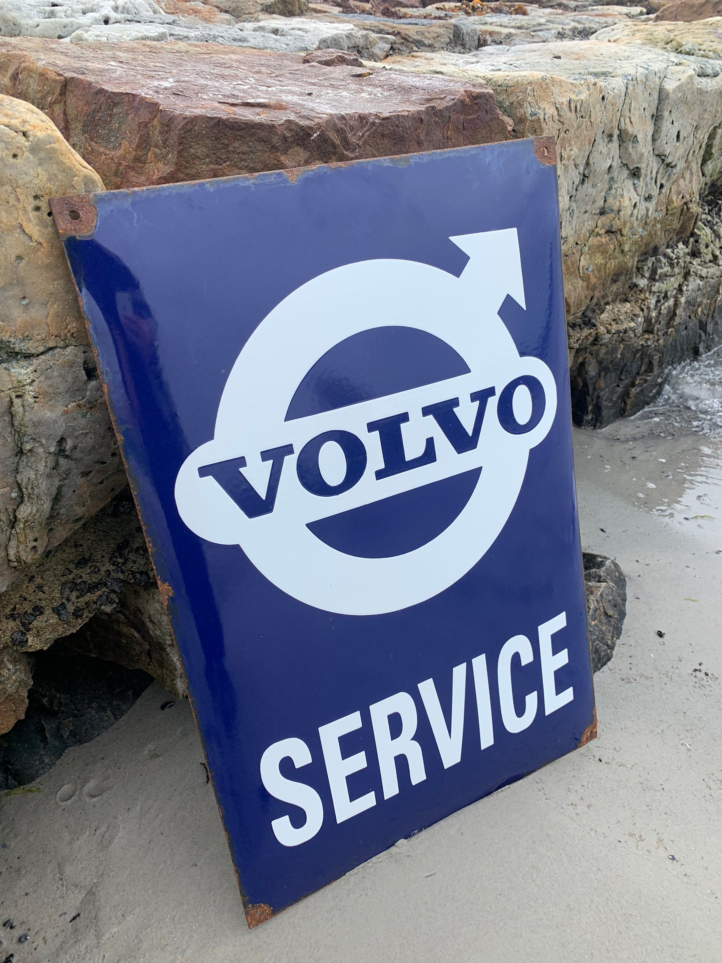 Volvo Emailleschild (gewölbt)