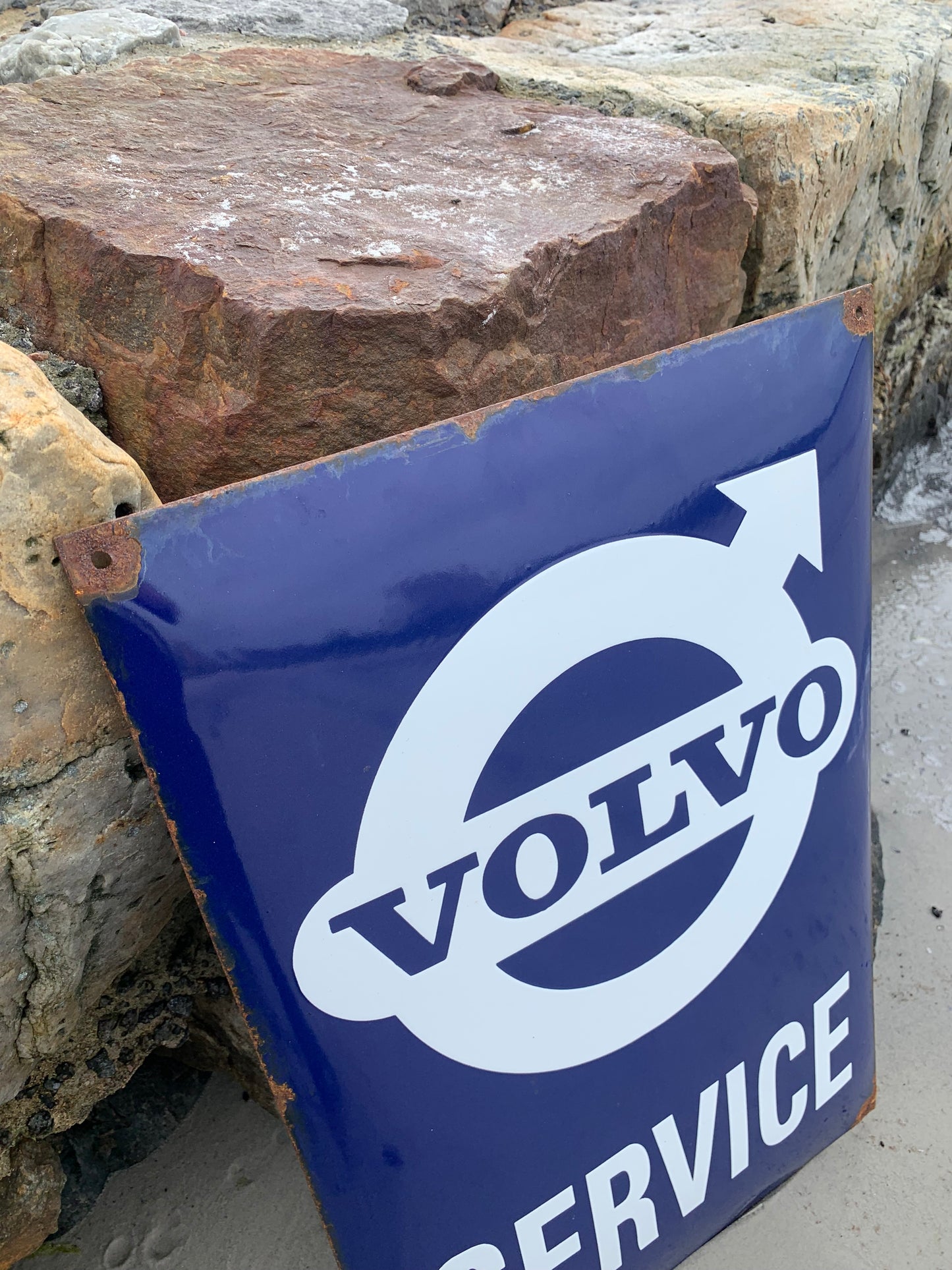 Volvo Emailleschild (gewölbt)