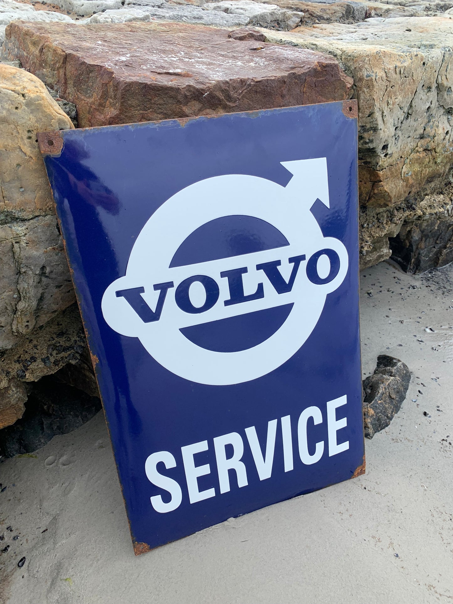 Volvo Emailleschild (gewölbt)