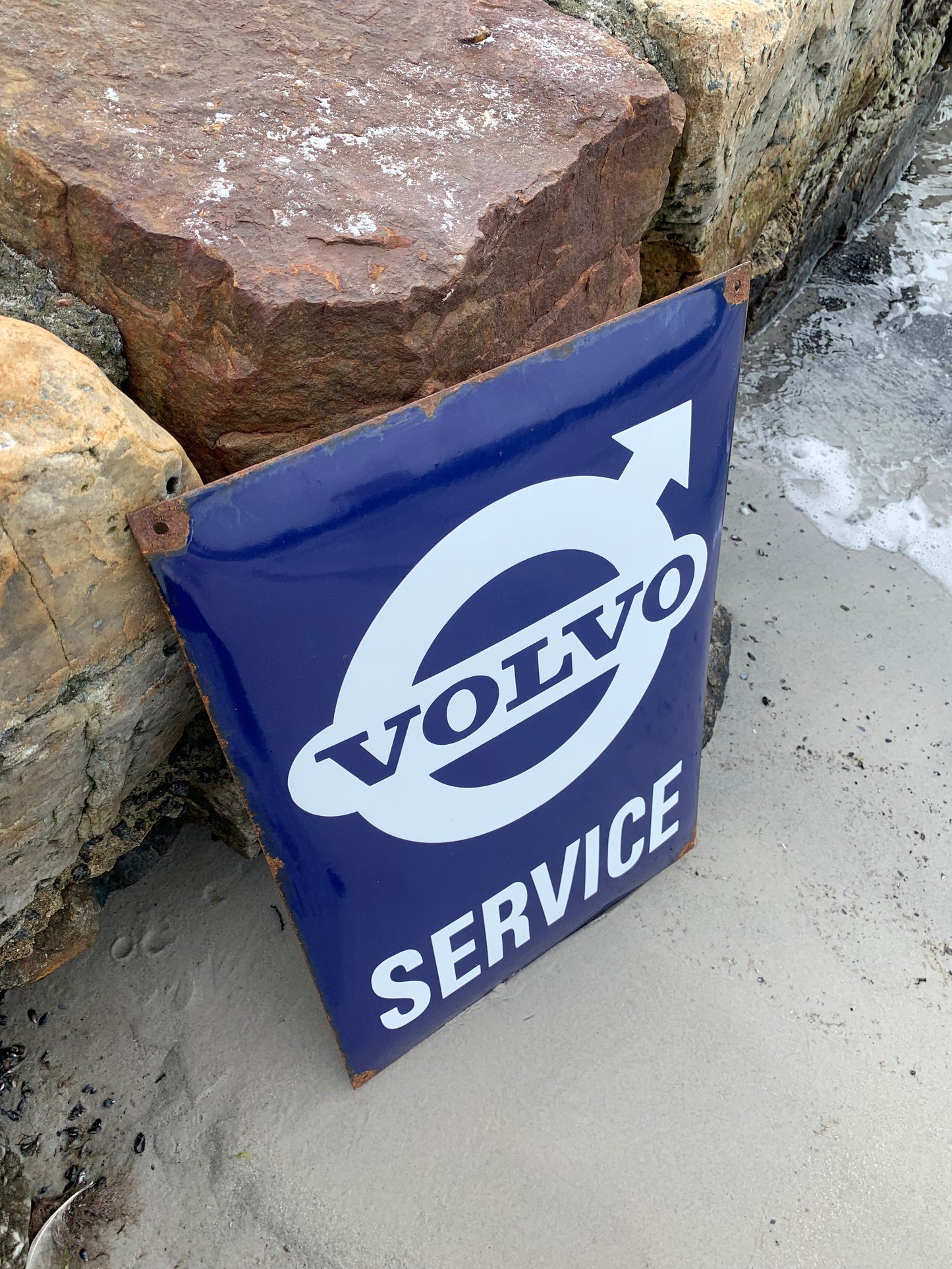 Volvo Emailleschild (gewölbt)