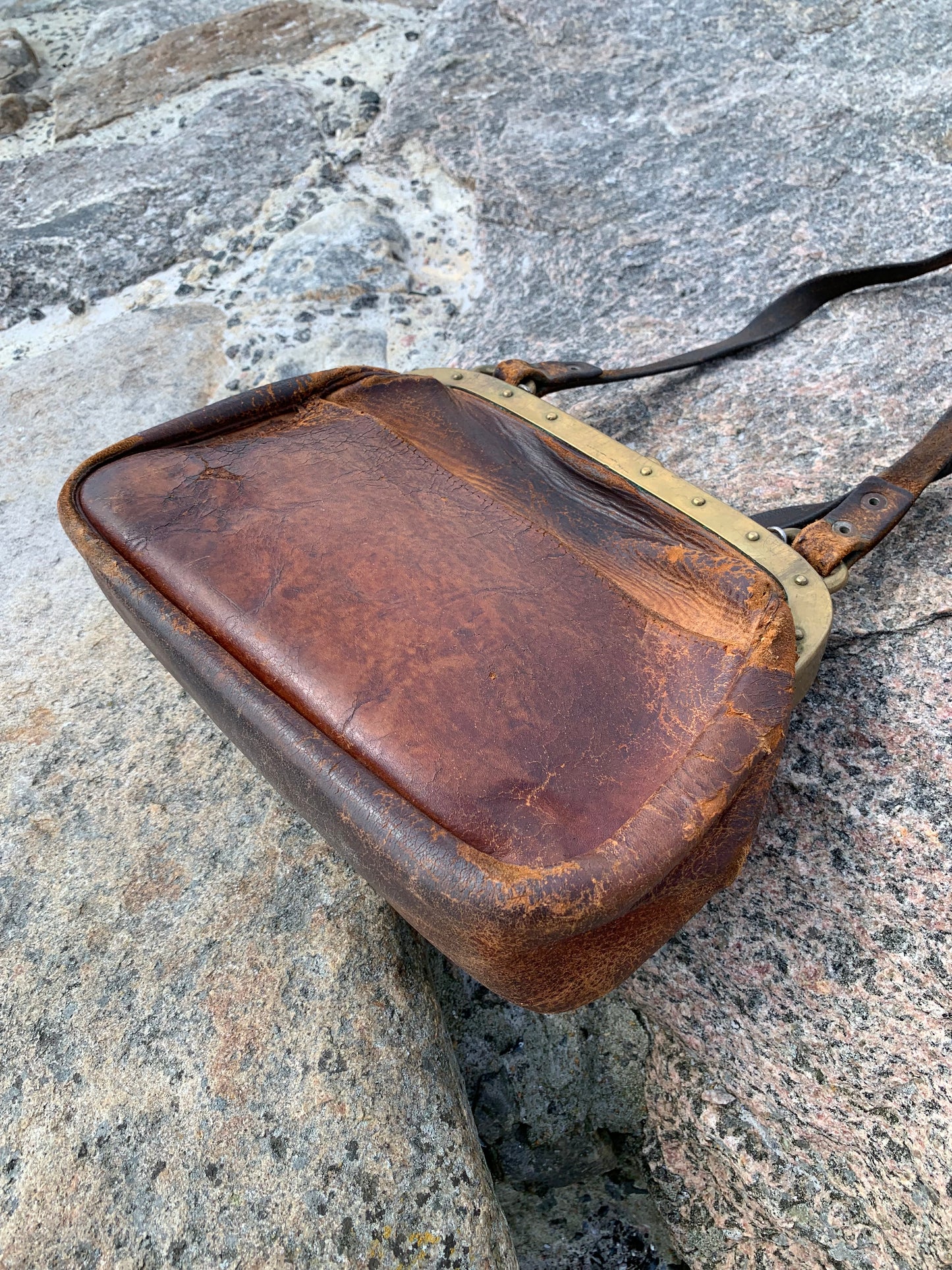 Schaffnertasche mit diversem Zubehör