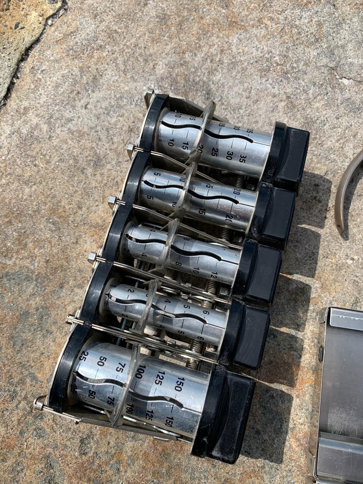 Schaffnertasche mit diversem Zubehör