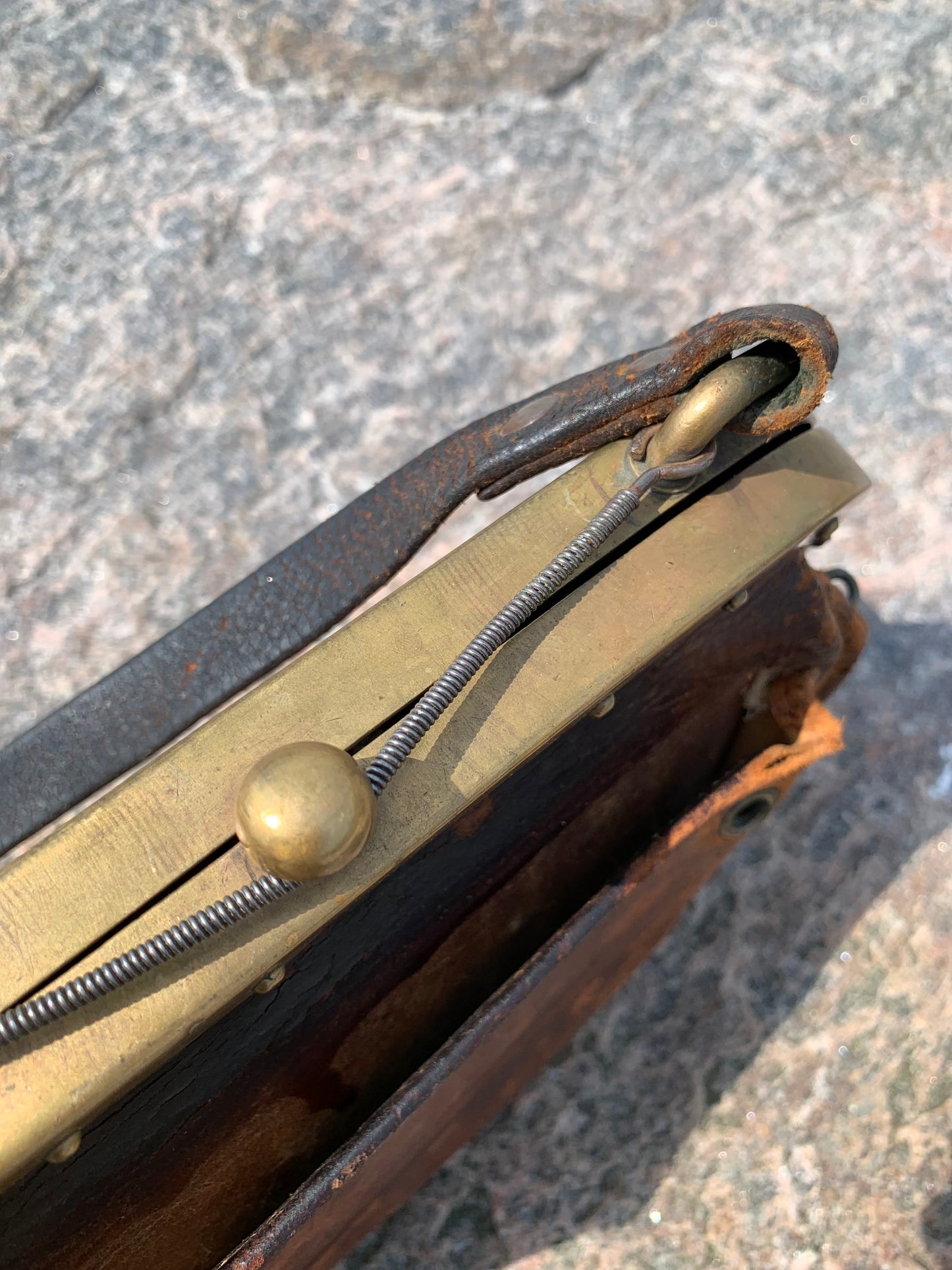 Schaffnertasche mit diversem Zubehör