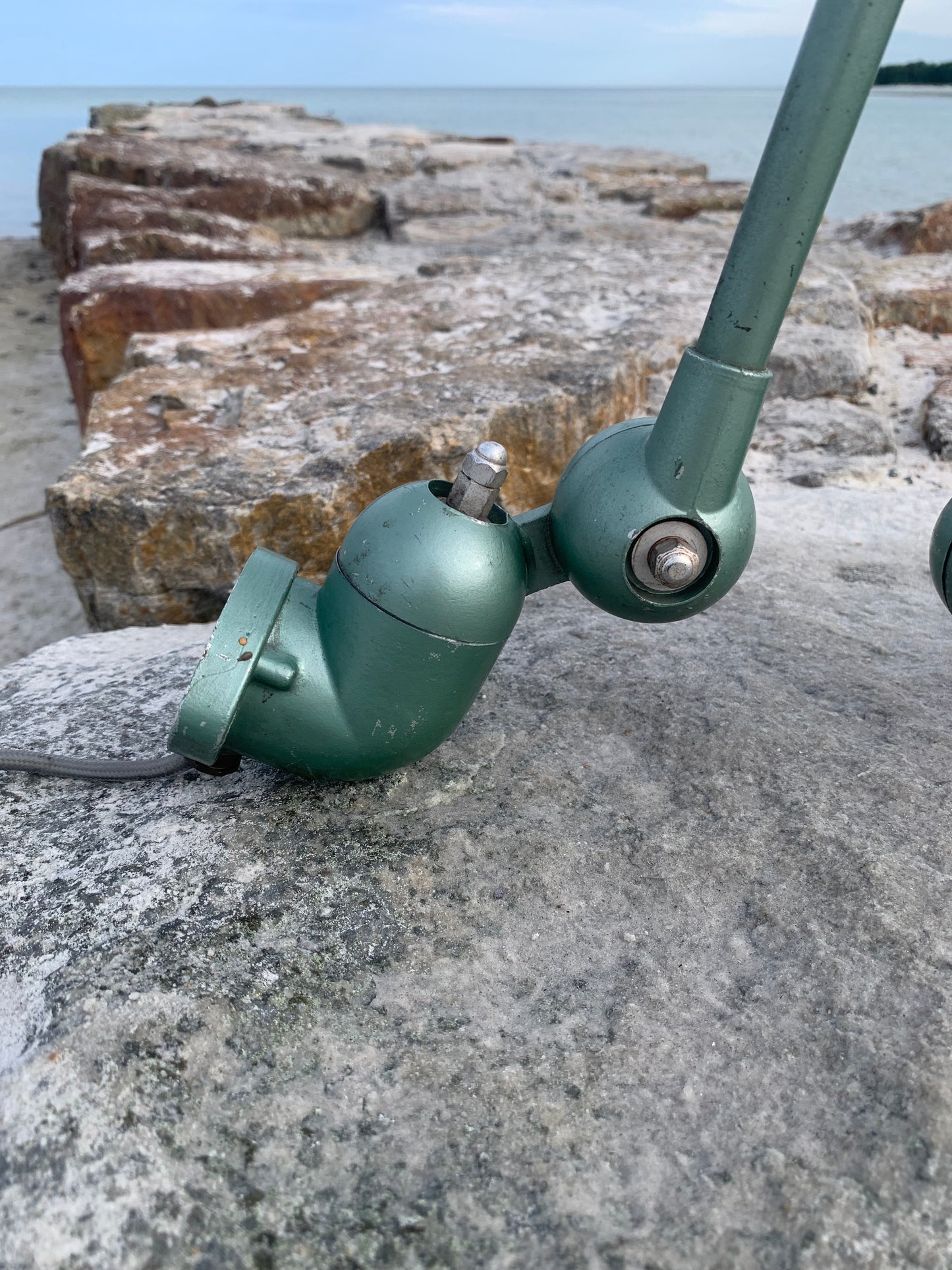 Jieldé Wand-/Deckenlampe mit zwei Armen - Grün