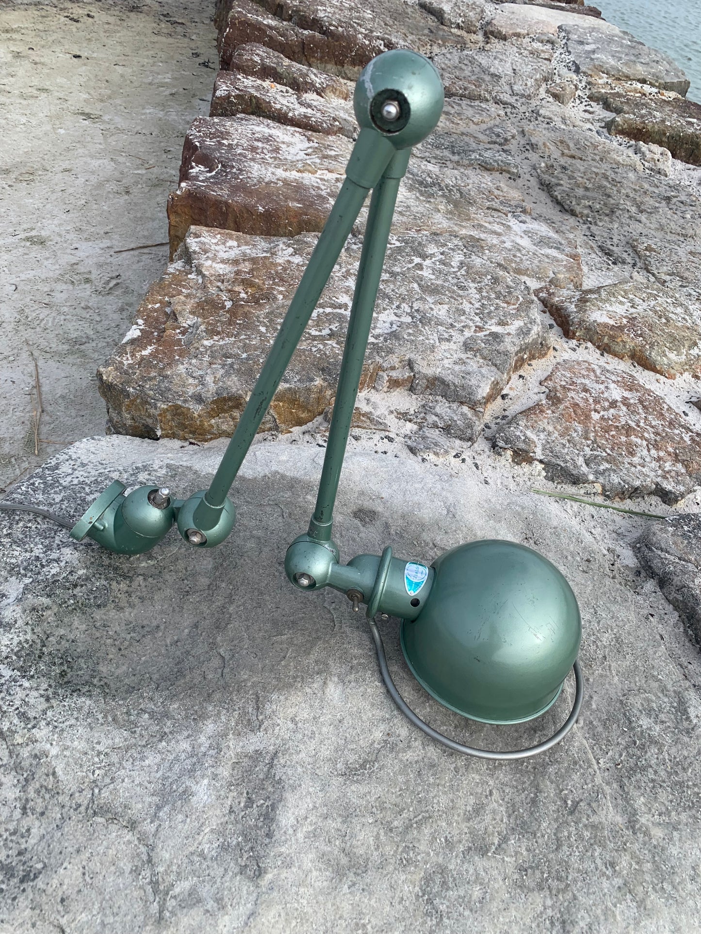 Jieldé Wand-/Deckenlampe mit zwei Armen - Grün