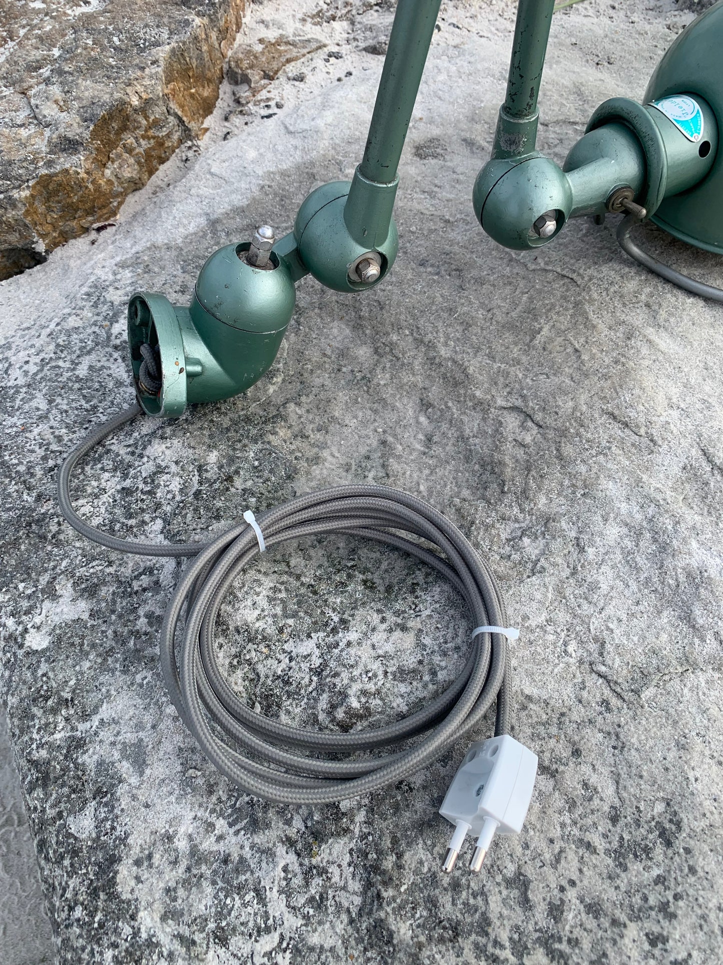 Jieldé Wand-/Deckenlampe mit zwei Armen - Grün
