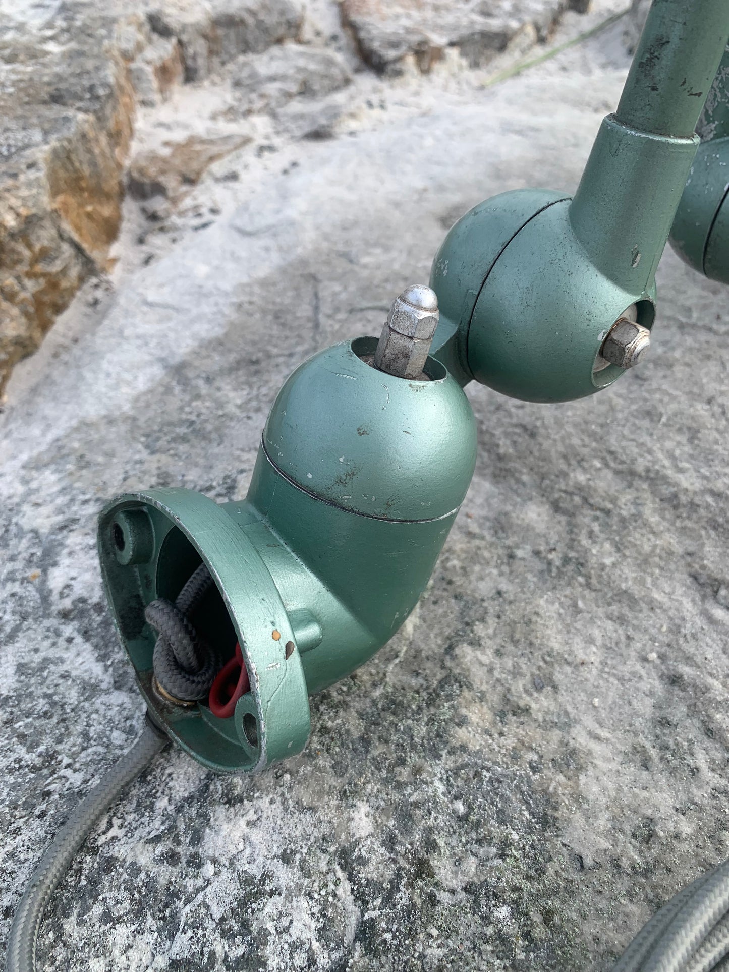 Jieldé Wand-/Deckenlampe mit zwei Armen - Grün