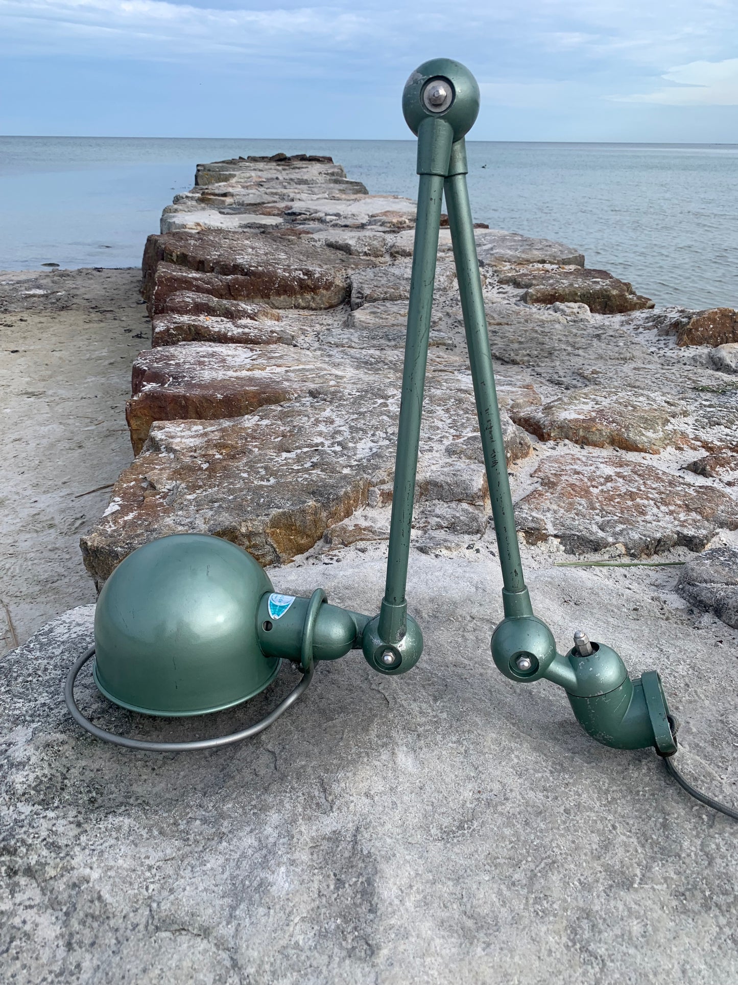 Jieldé Wand-/Deckenlampe mit zwei Armen - Grün