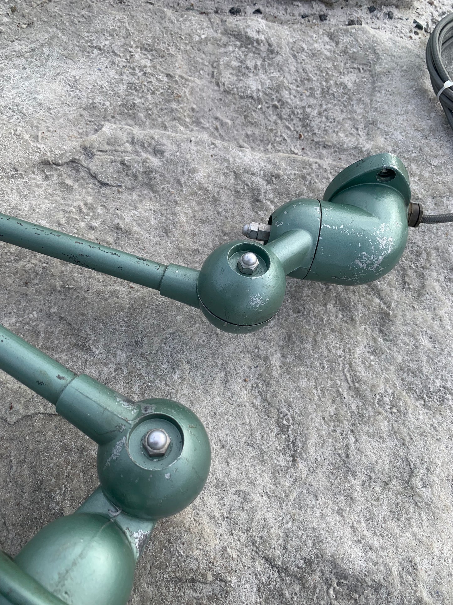 Jieldé Wand-/Deckenlampe mit zwei Armen - Grün