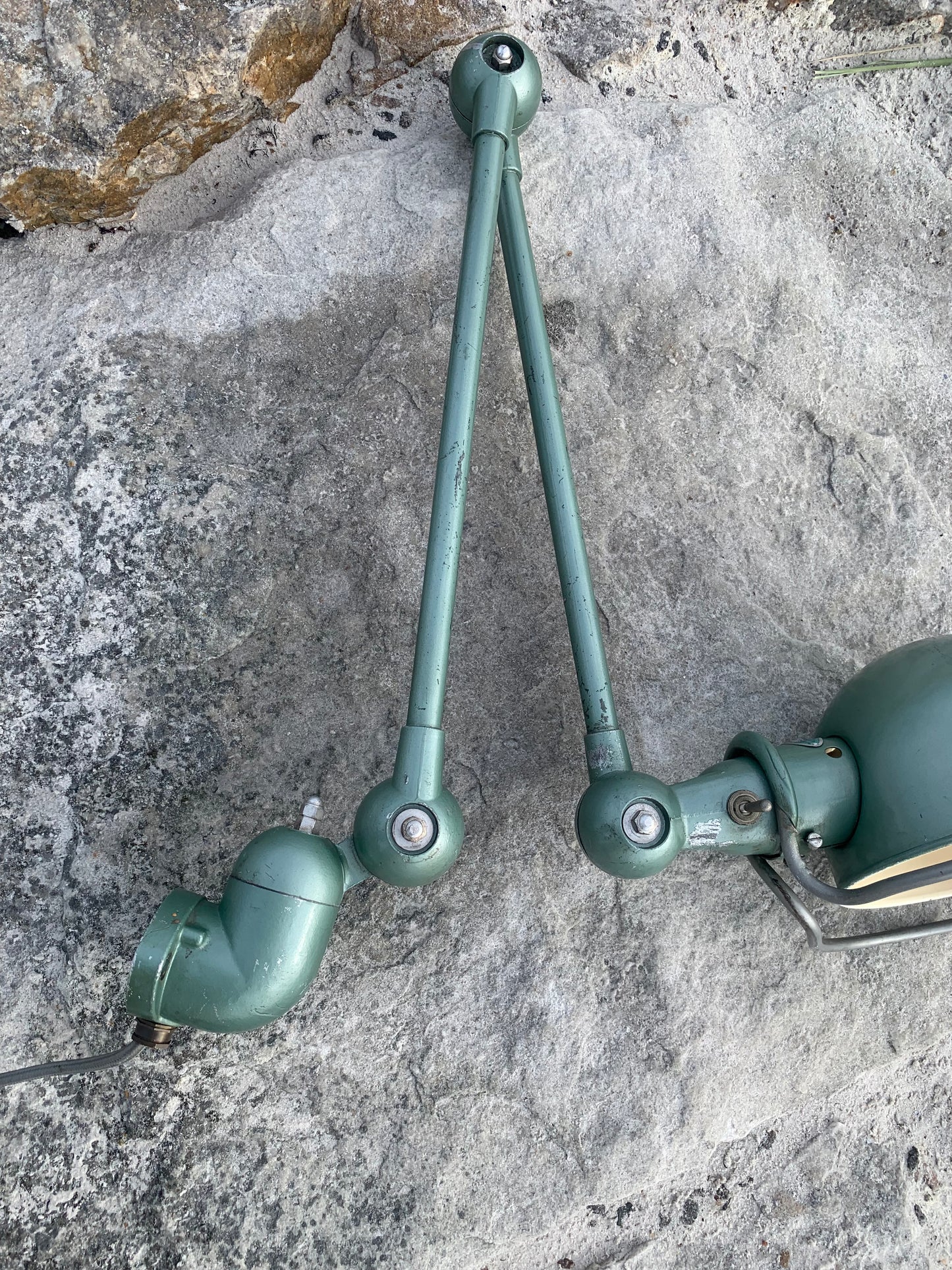 Jieldé Wand-/Deckenlampe mit zwei Armen - Grün