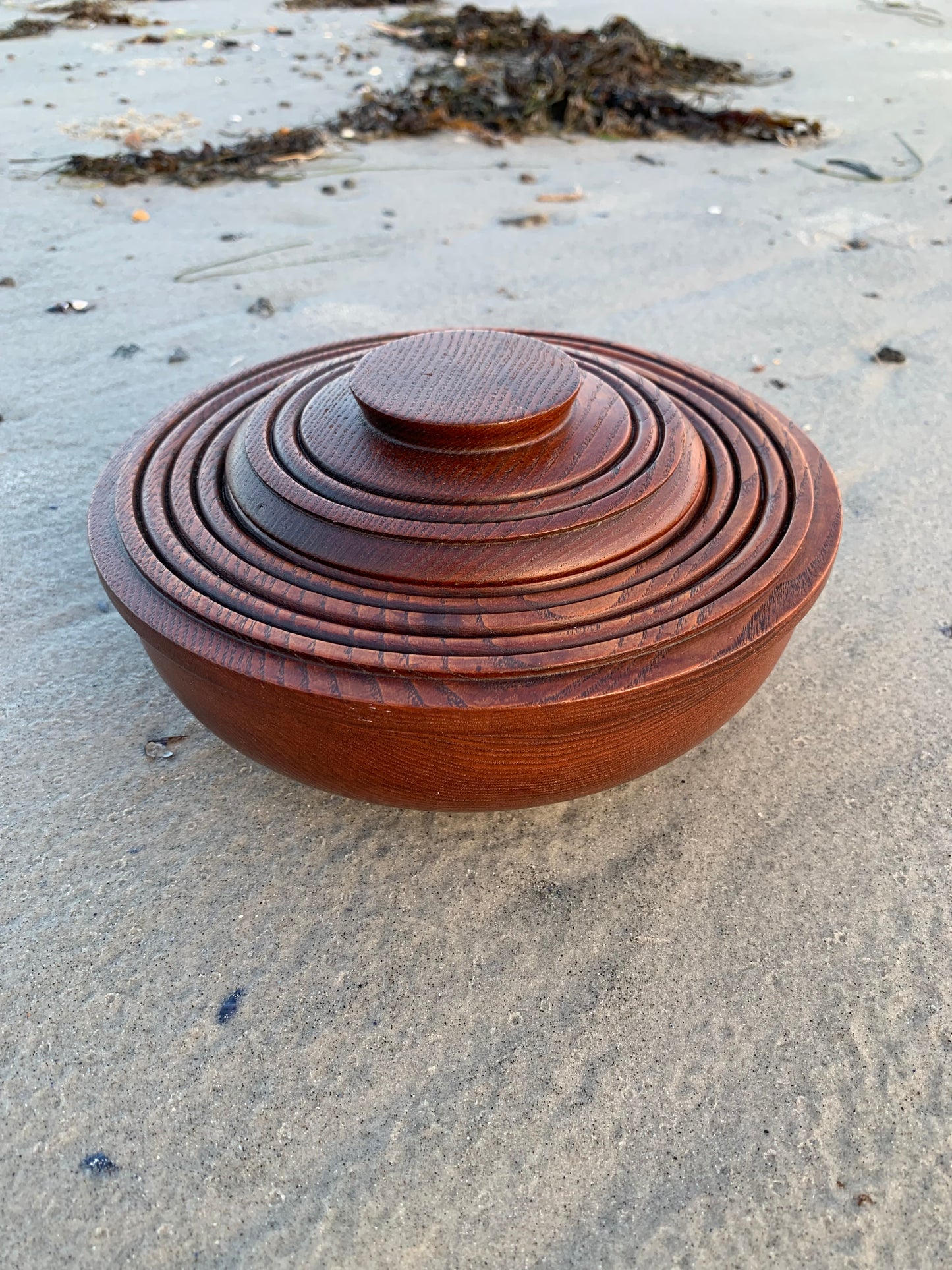 Holzglas mit Deckel