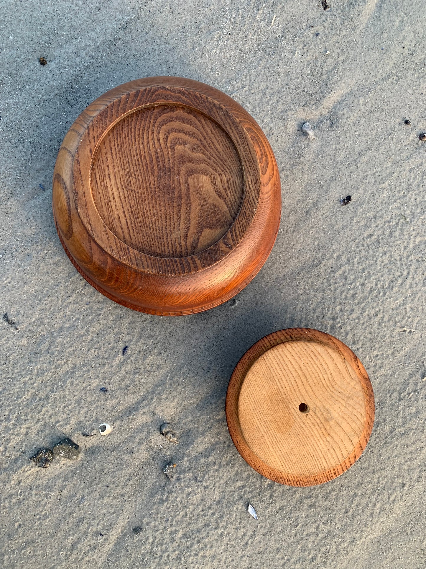 Holzglas mit Deckel