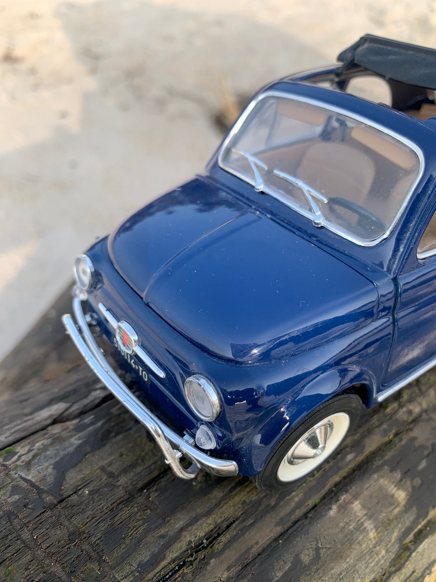 Fiat 500 – Blau