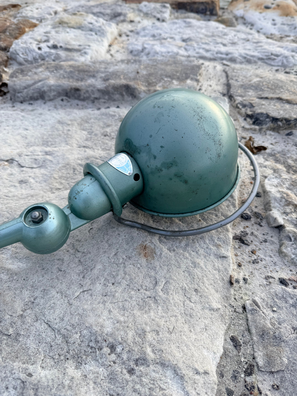 Jieldé mit zwei Armen und Tischklemme
