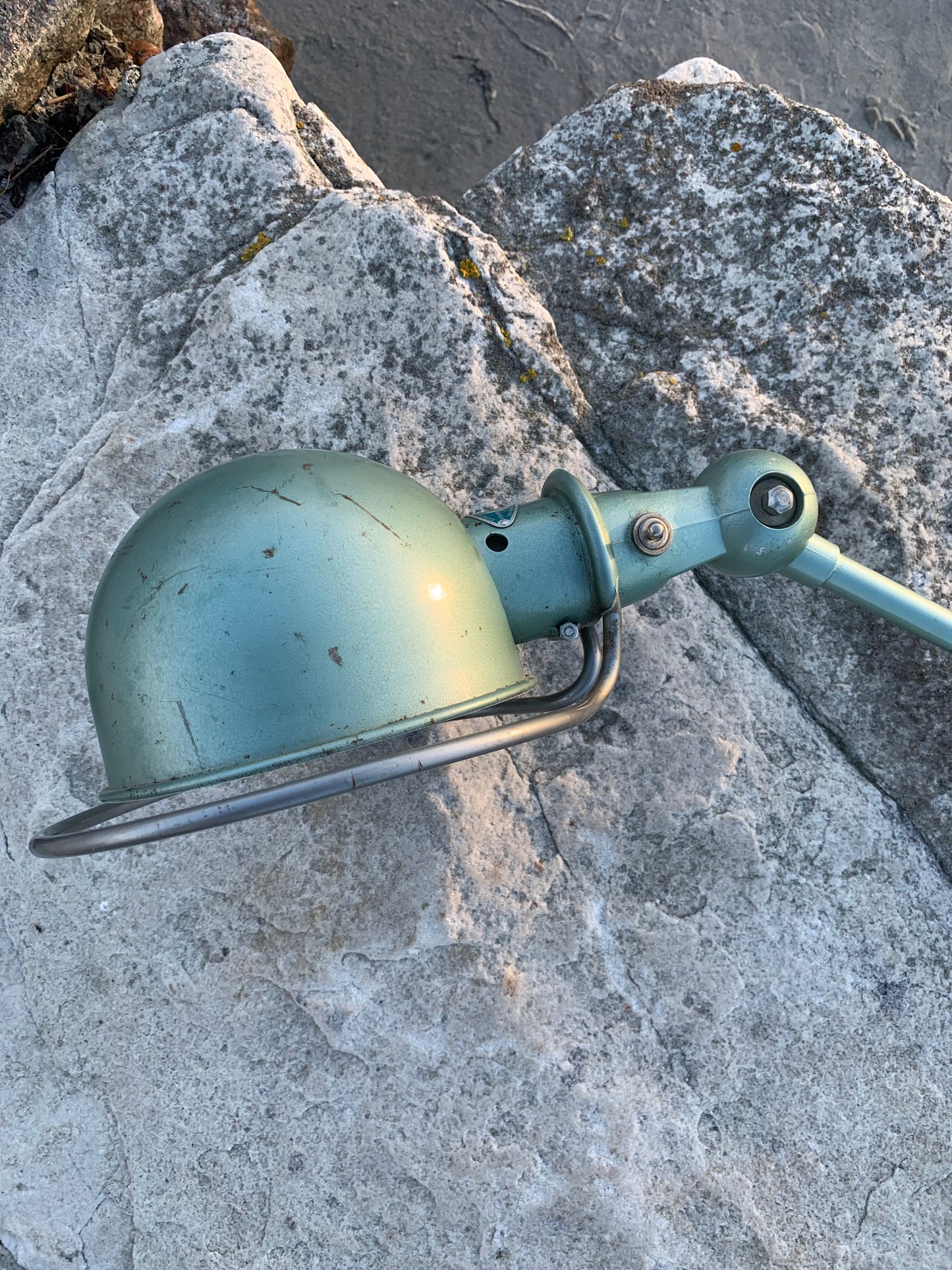 Jieldé mit 2 Armen und Tischbeschlag - Grün