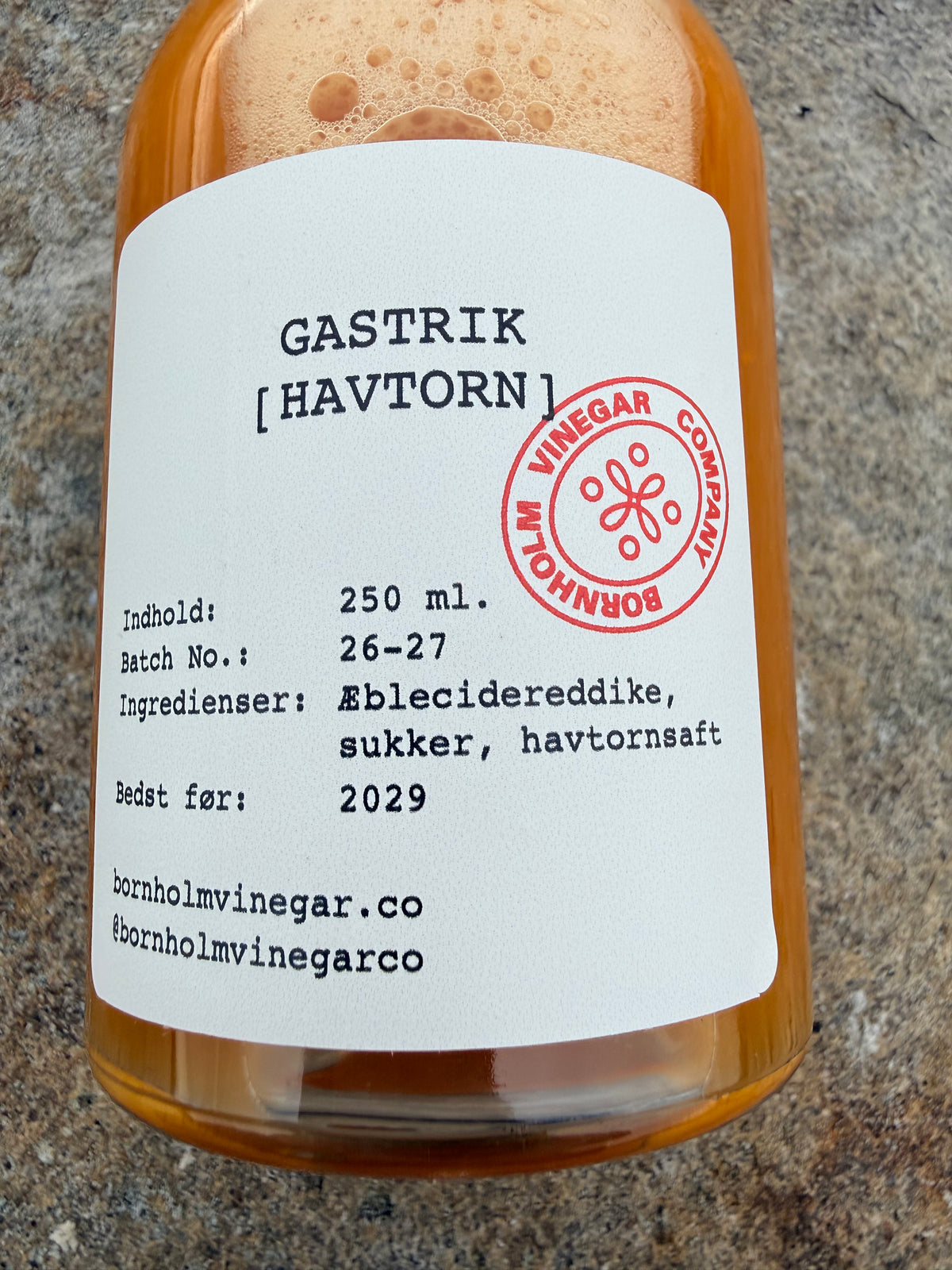 BORNHOLM VINEGAR COMPANY - GASTRIK SANDDORN 250 ml.
