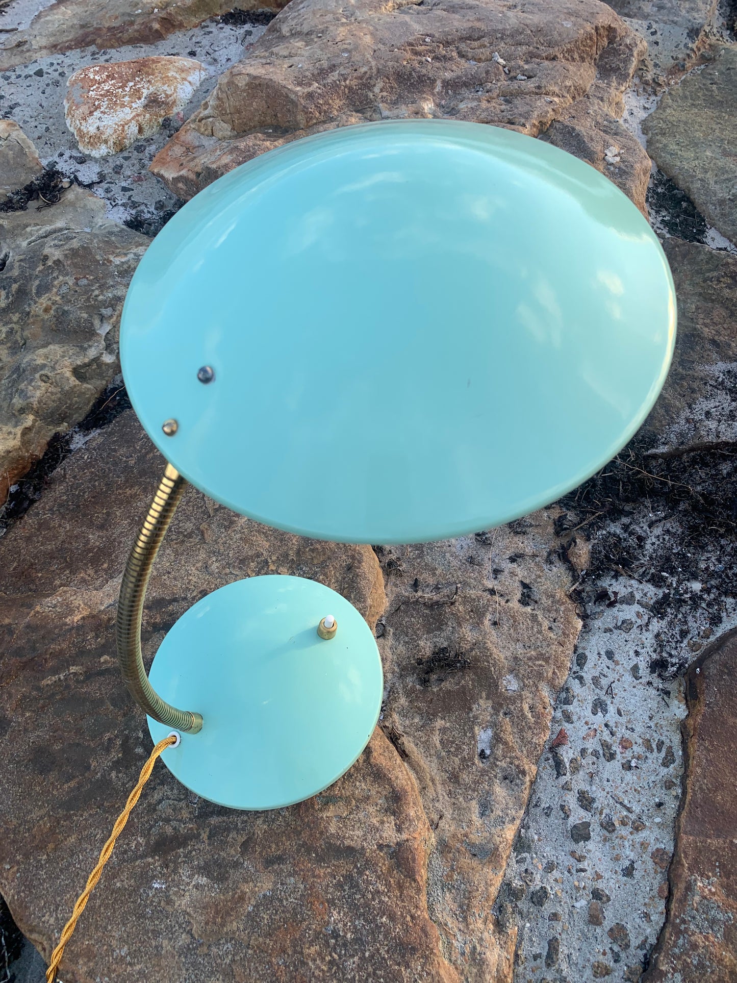 Vintage Lampe - Minze