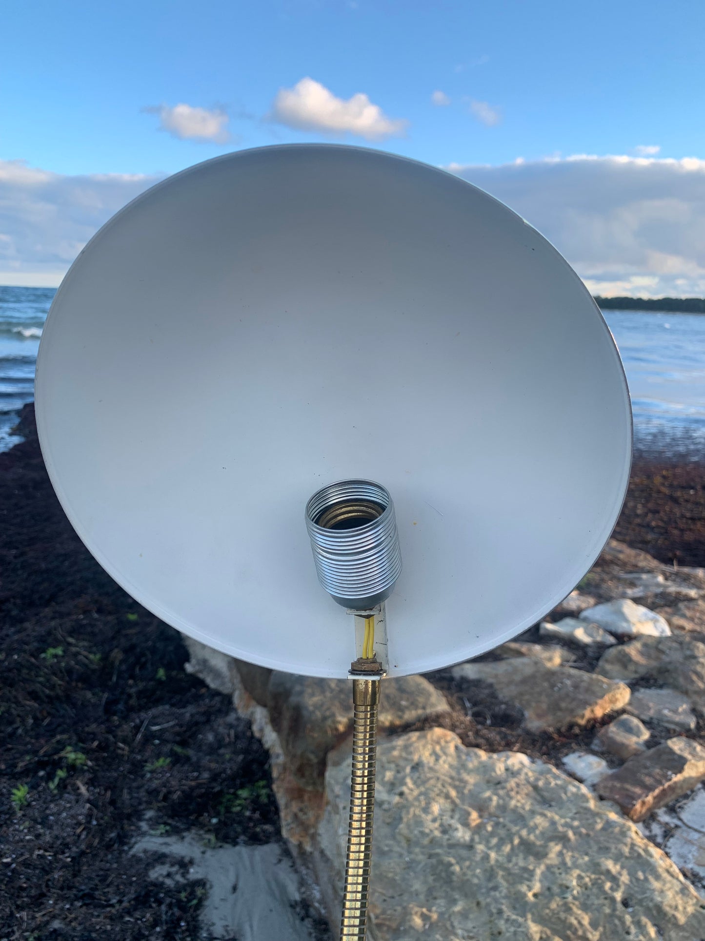 Vintage Lampe - Minze