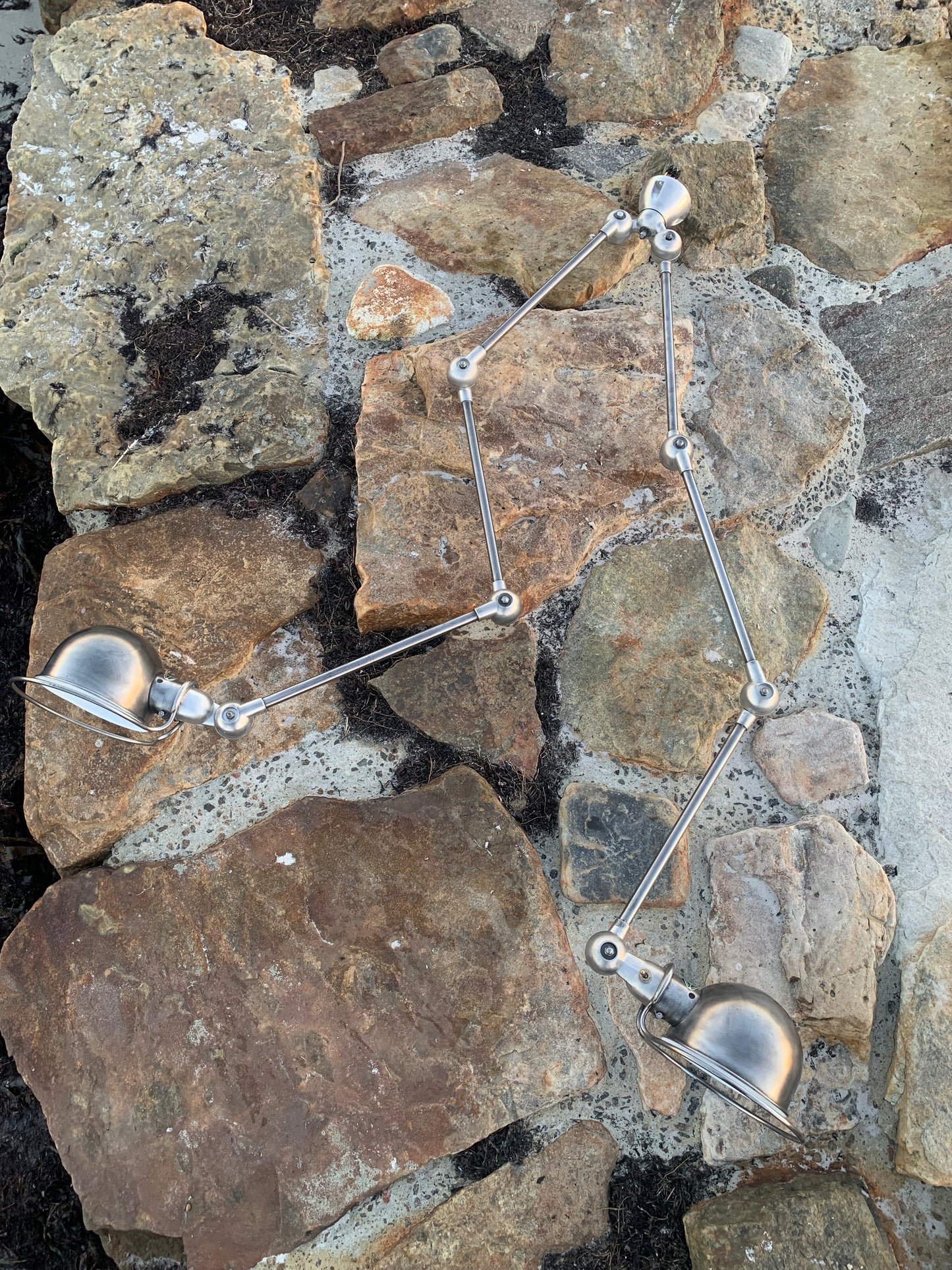 Jieldé Deckenleuchte mit Doppelhalterung und 3 x 3 Armen