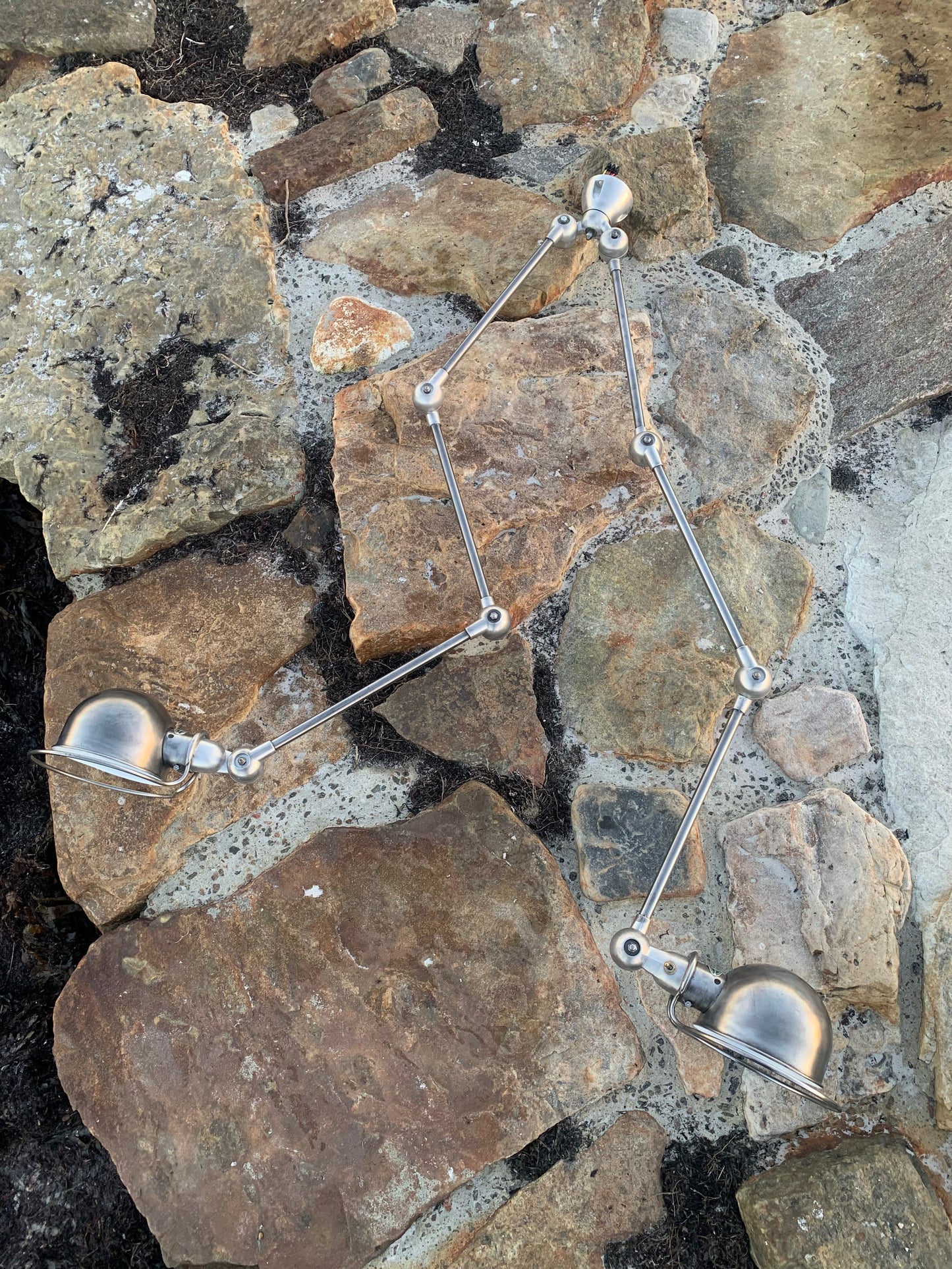 Jieldé Deckenleuchte mit Doppelhalterung und 3 x 3 Armen