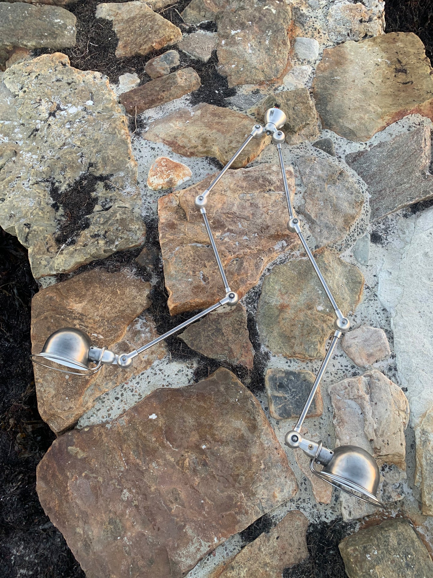 Jieldé Deckenleuchte mit Doppelhalterung und 3 x 3 Armen