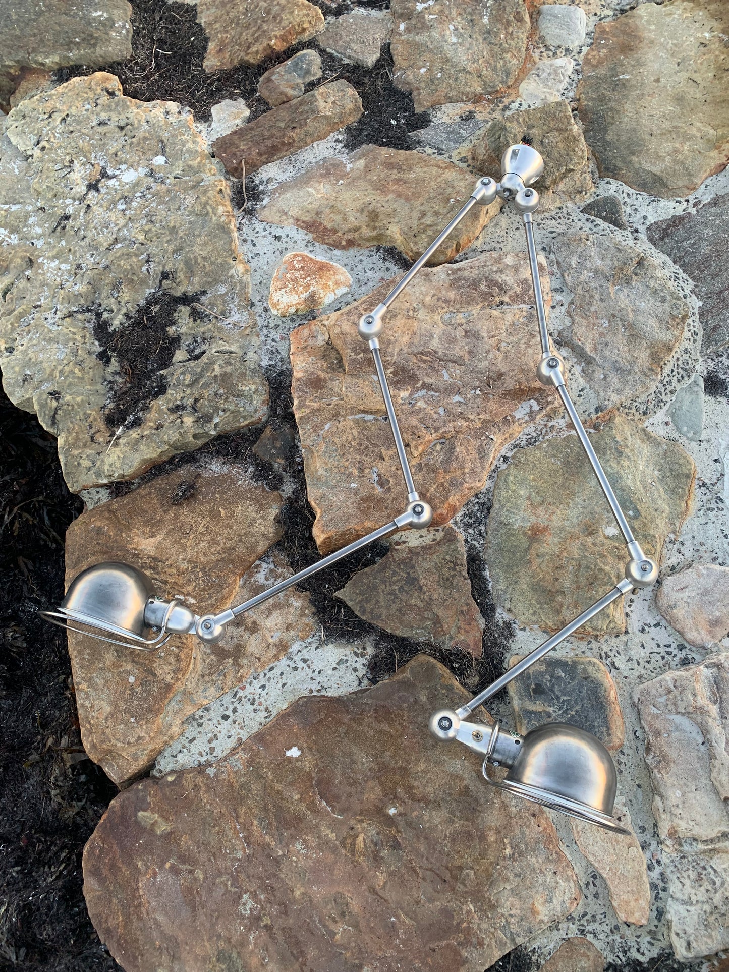 Jieldé Deckenleuchte mit Doppelhalterung und 3 x 3 Armen