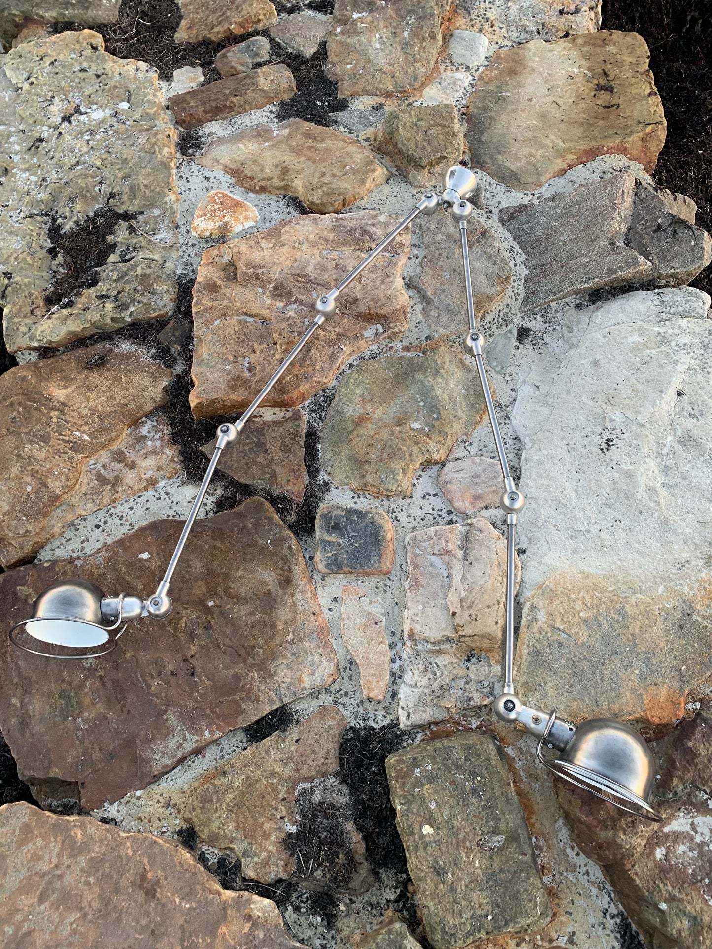 Jieldé Deckenleuchte mit Doppelhalterung und 3 x 3 Armen