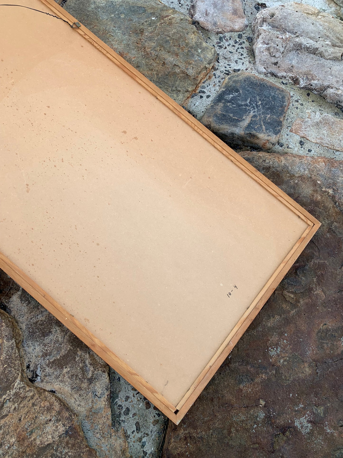 Spiegel mit Holzrahmen