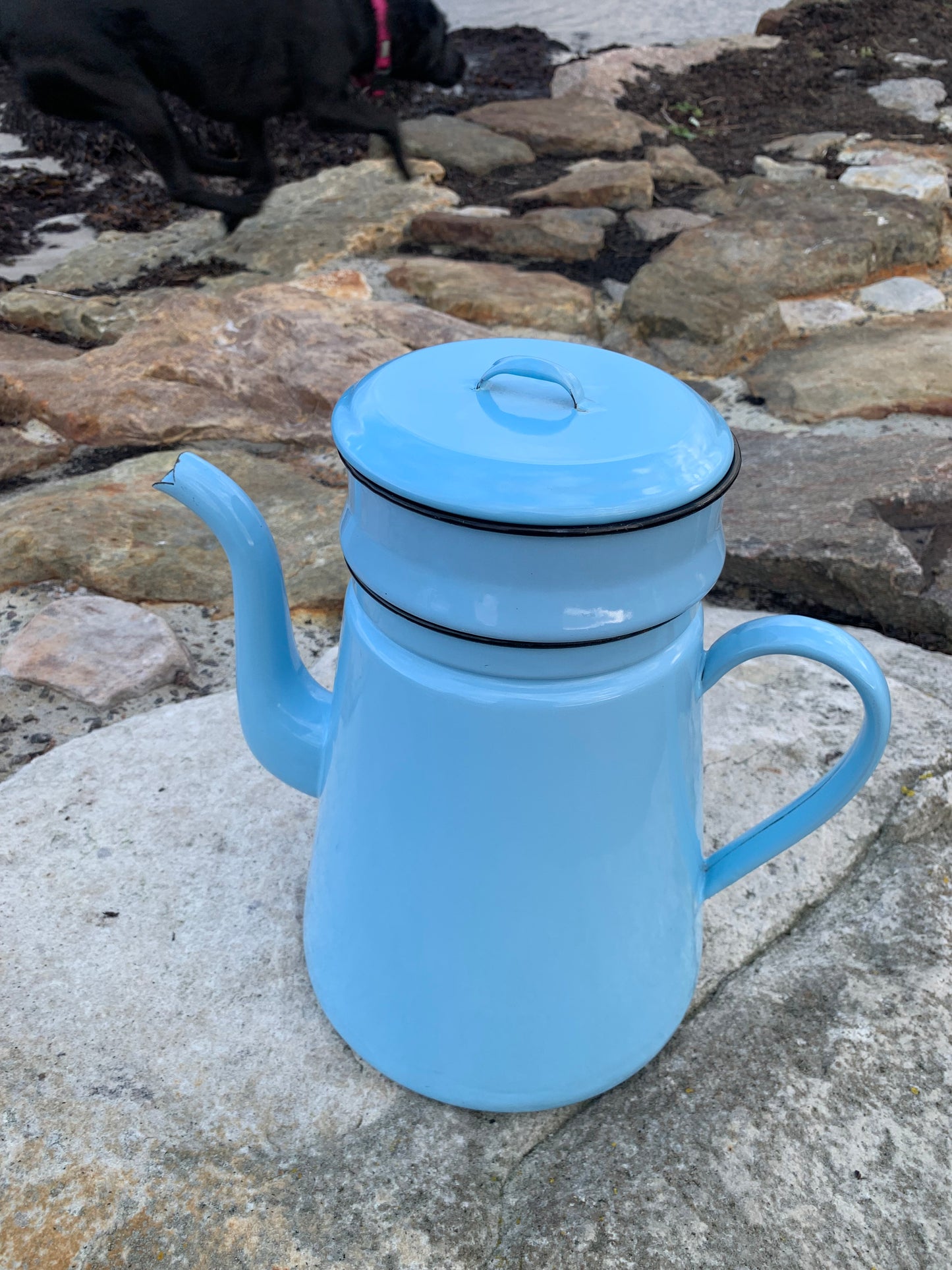 Großer Emaillekrug von Glud und Marstrand (Seltene Ausgabe)