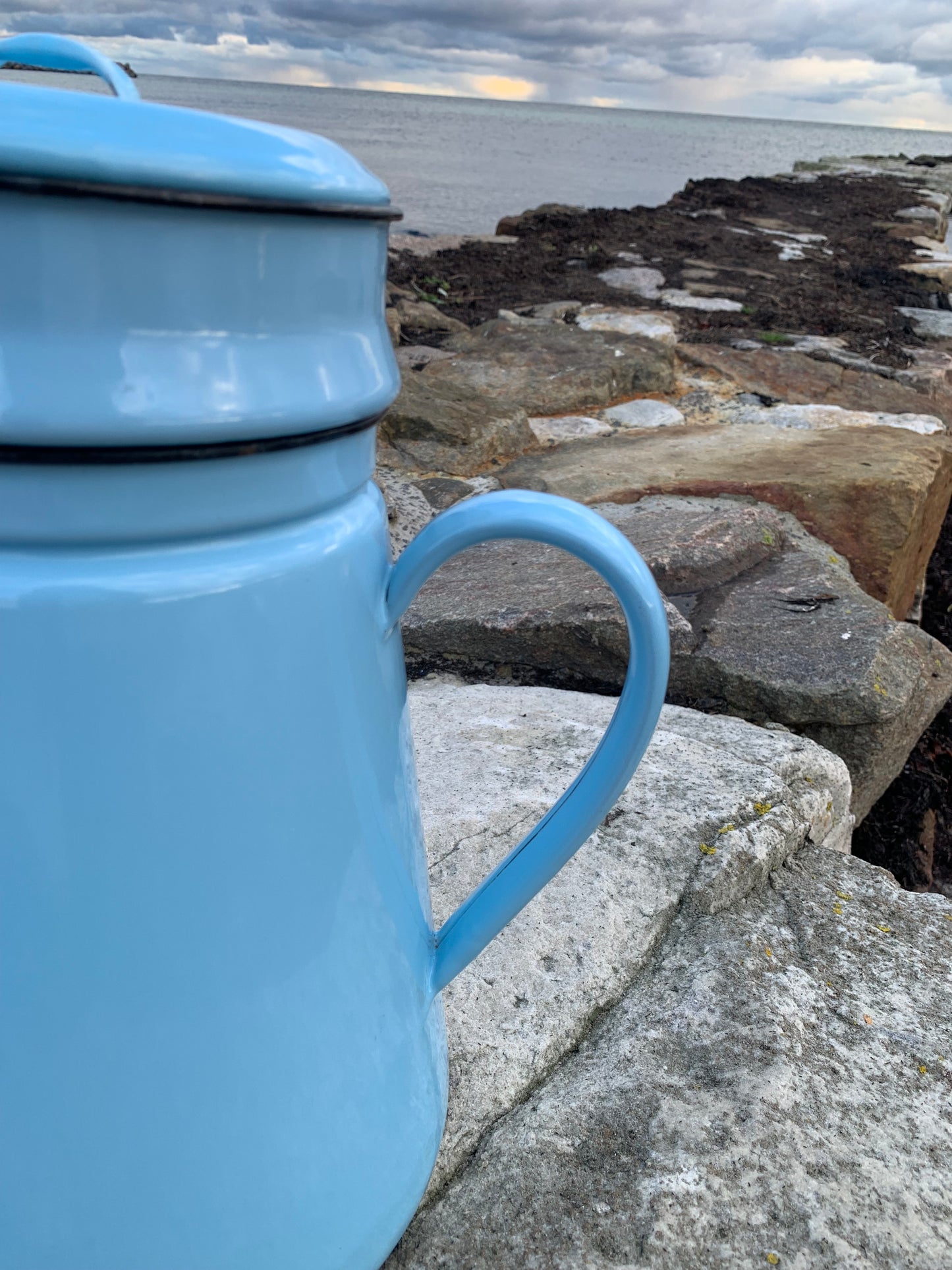 Großer Emaillekrug von Glud und Marstrand (Seltene Ausgabe)