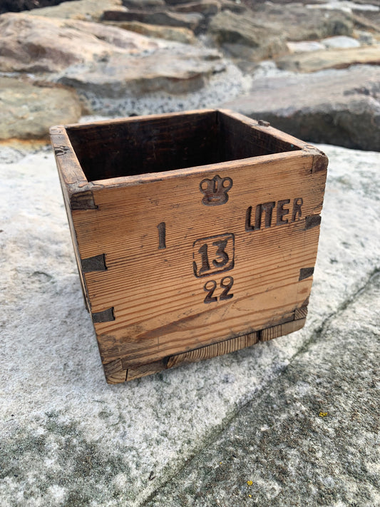 Holzkiste – 1 Liter
