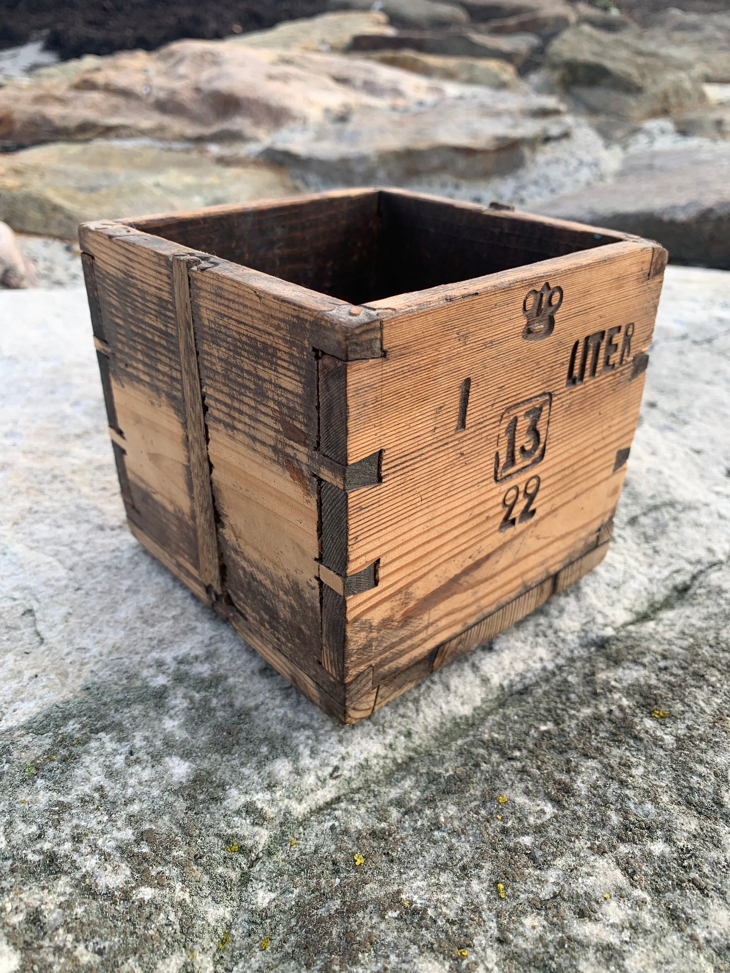 Holzkiste – 1 Liter