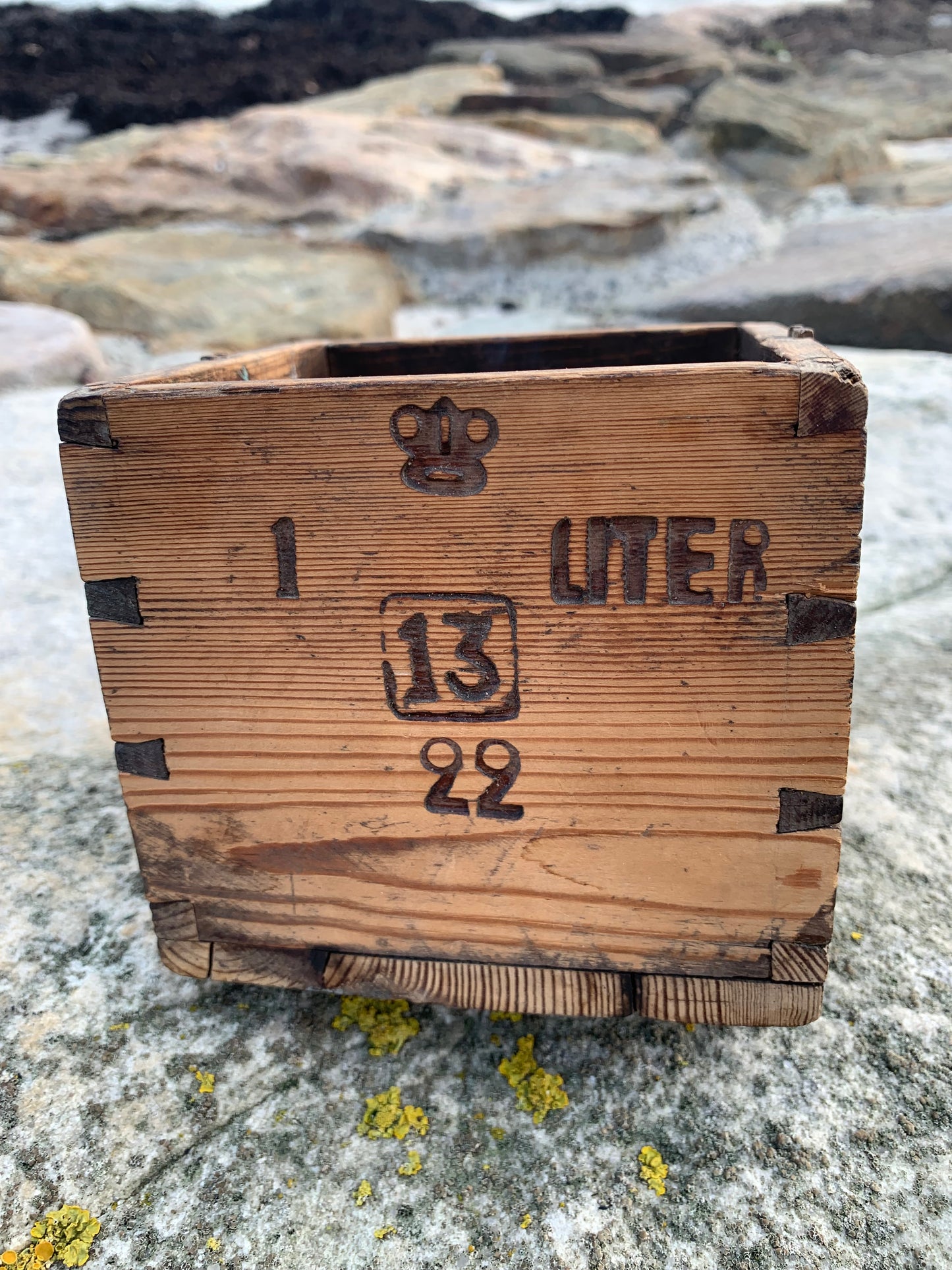 Holzkiste – 1 Liter