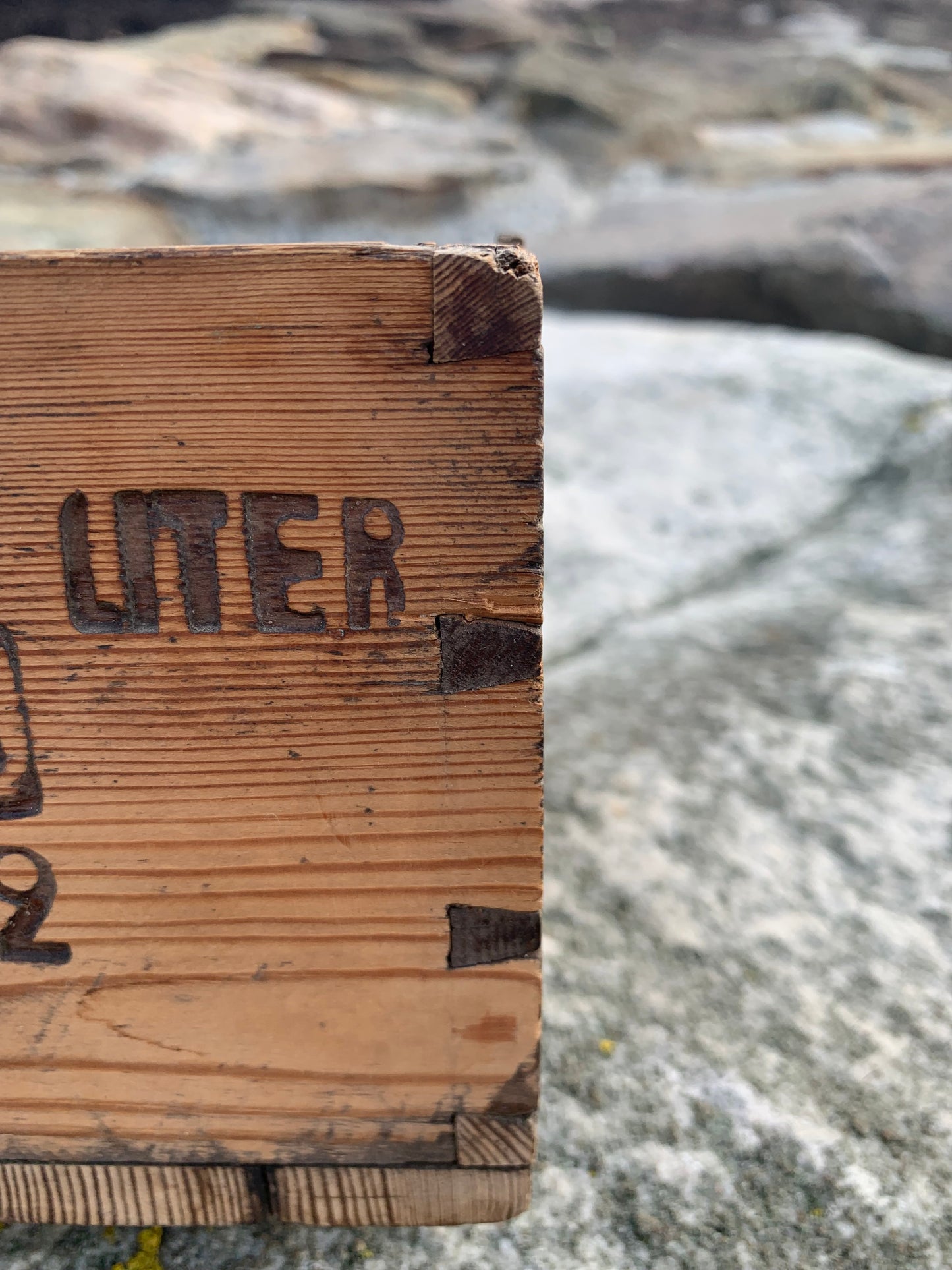 Holzkiste – 1 Liter