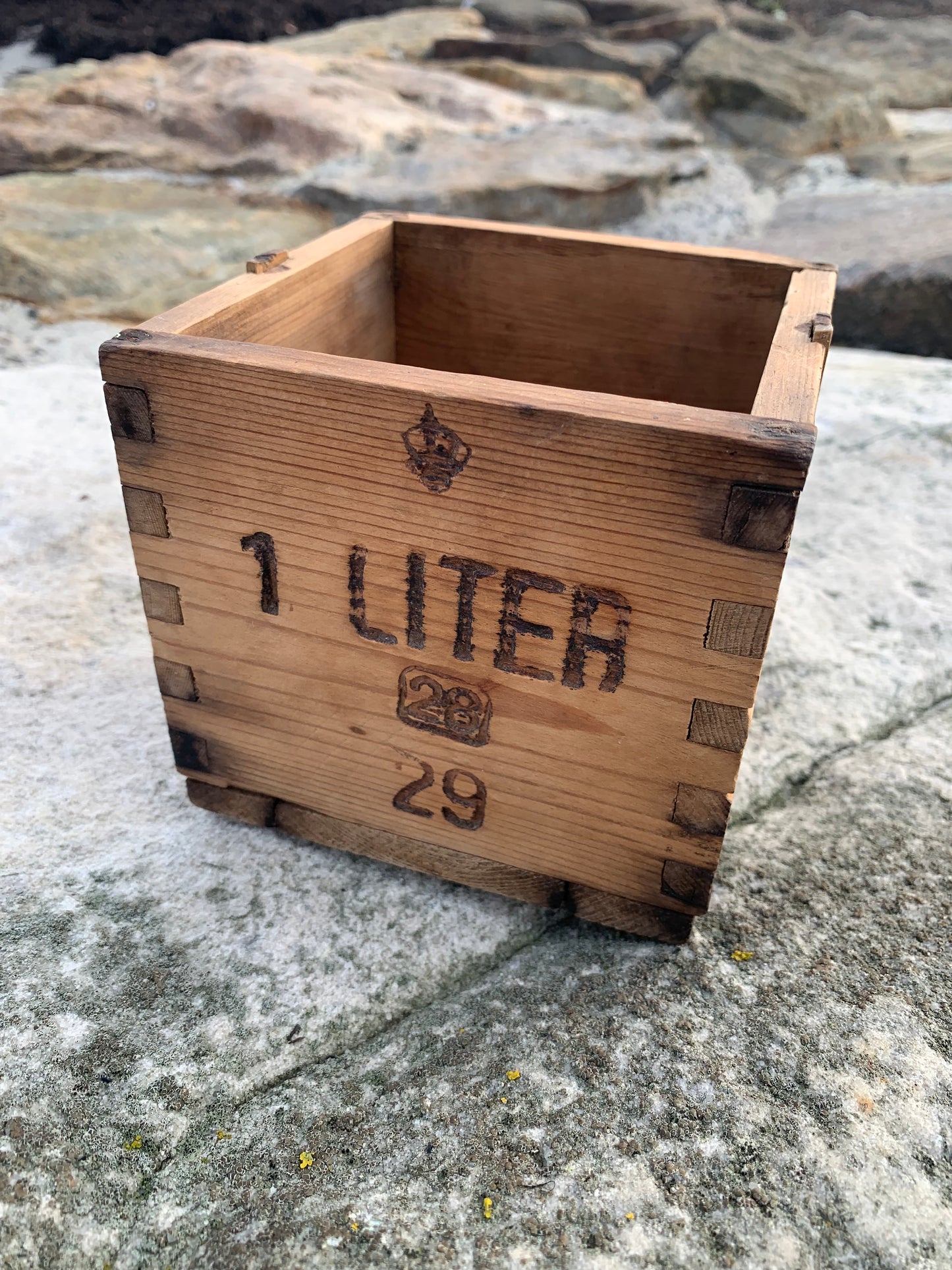 Holzkiste – 1 Liter