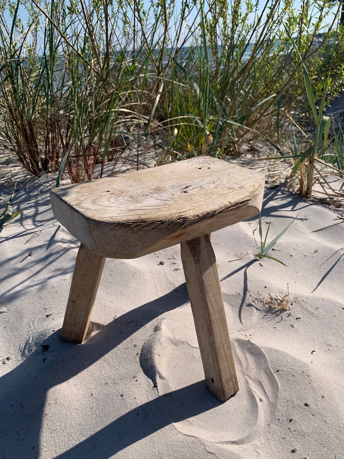Alter Holzhocker