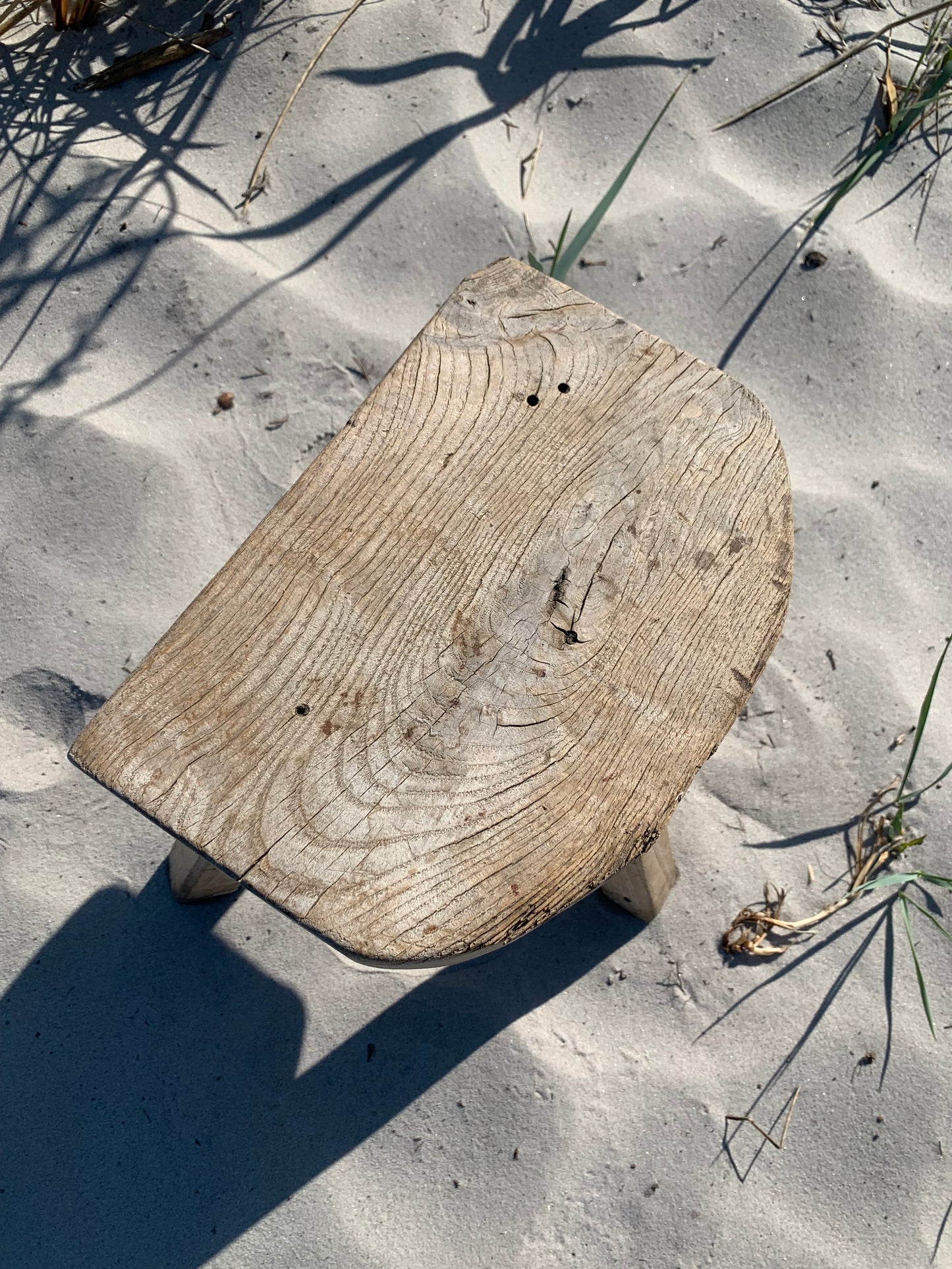 Alter Holzhocker