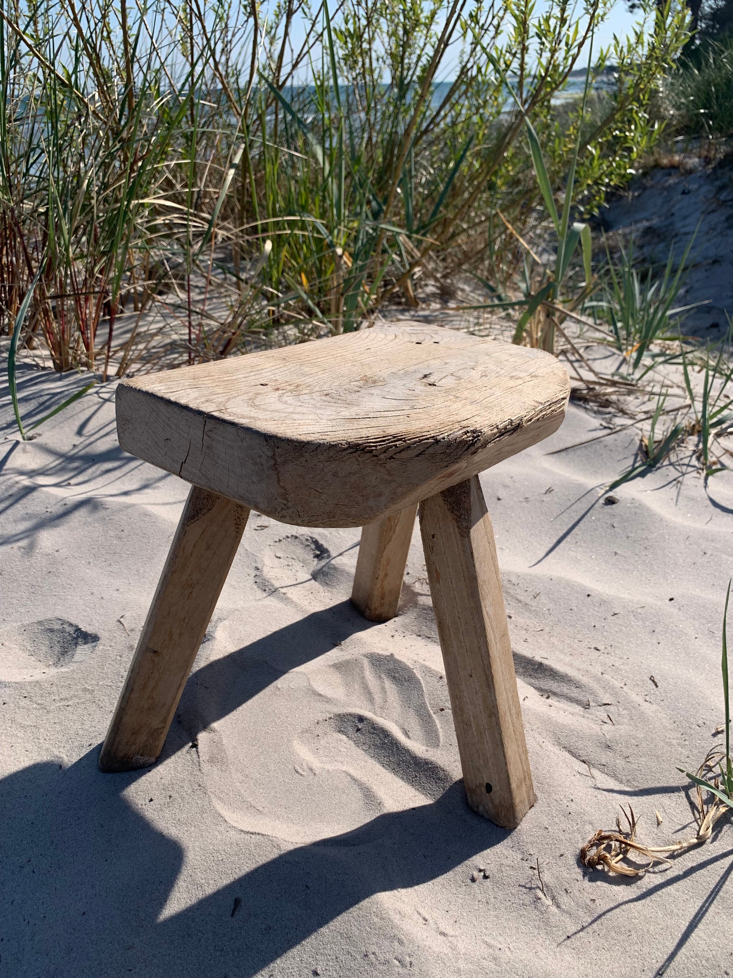 Alter Holzhocker