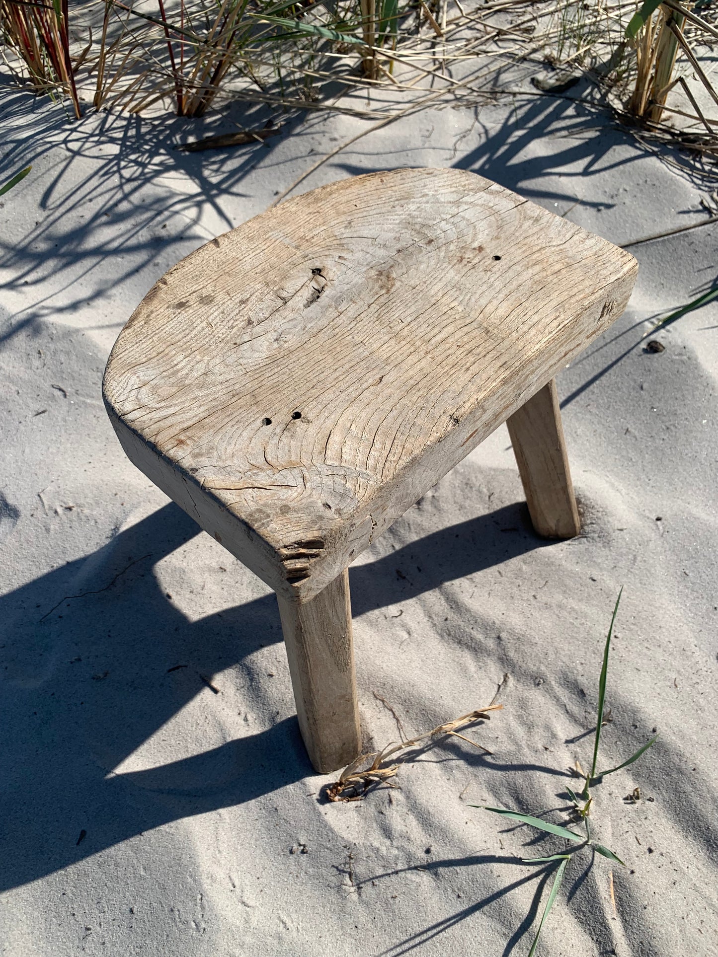 Alter Holzhocker