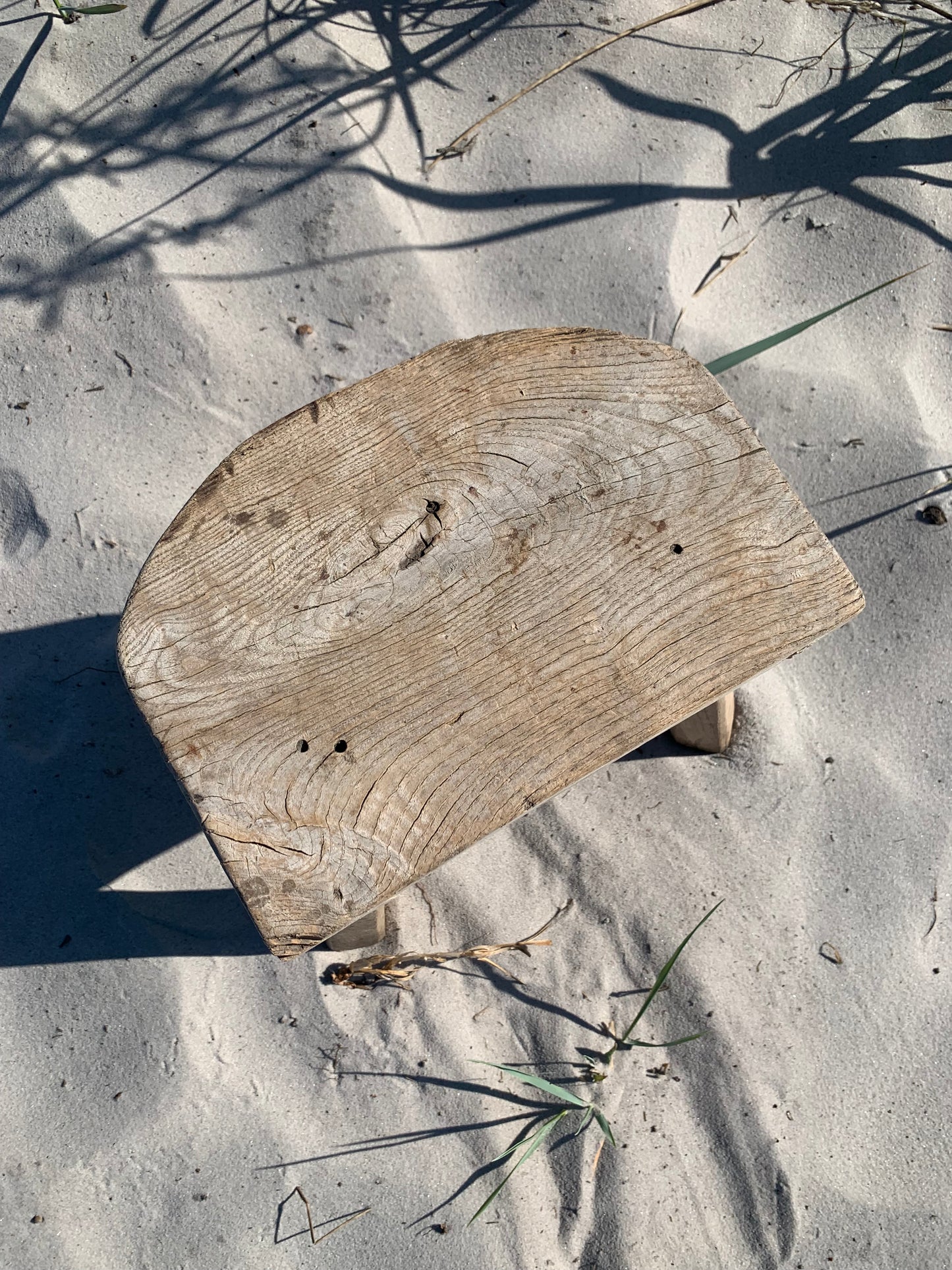 Alter Holzhocker