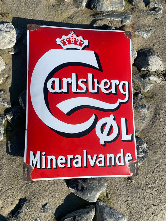 Carlsberg-Emailschild