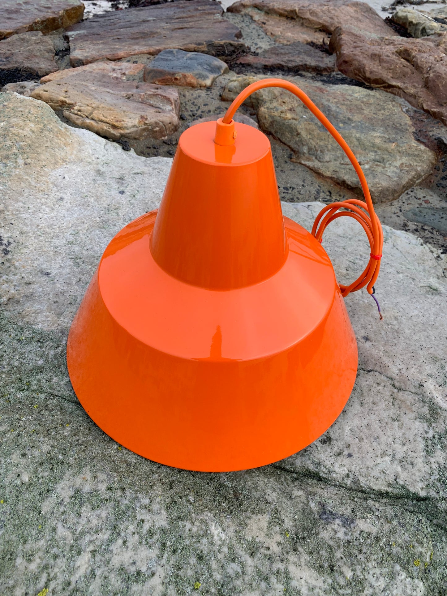 Werkstattlampe - Orange